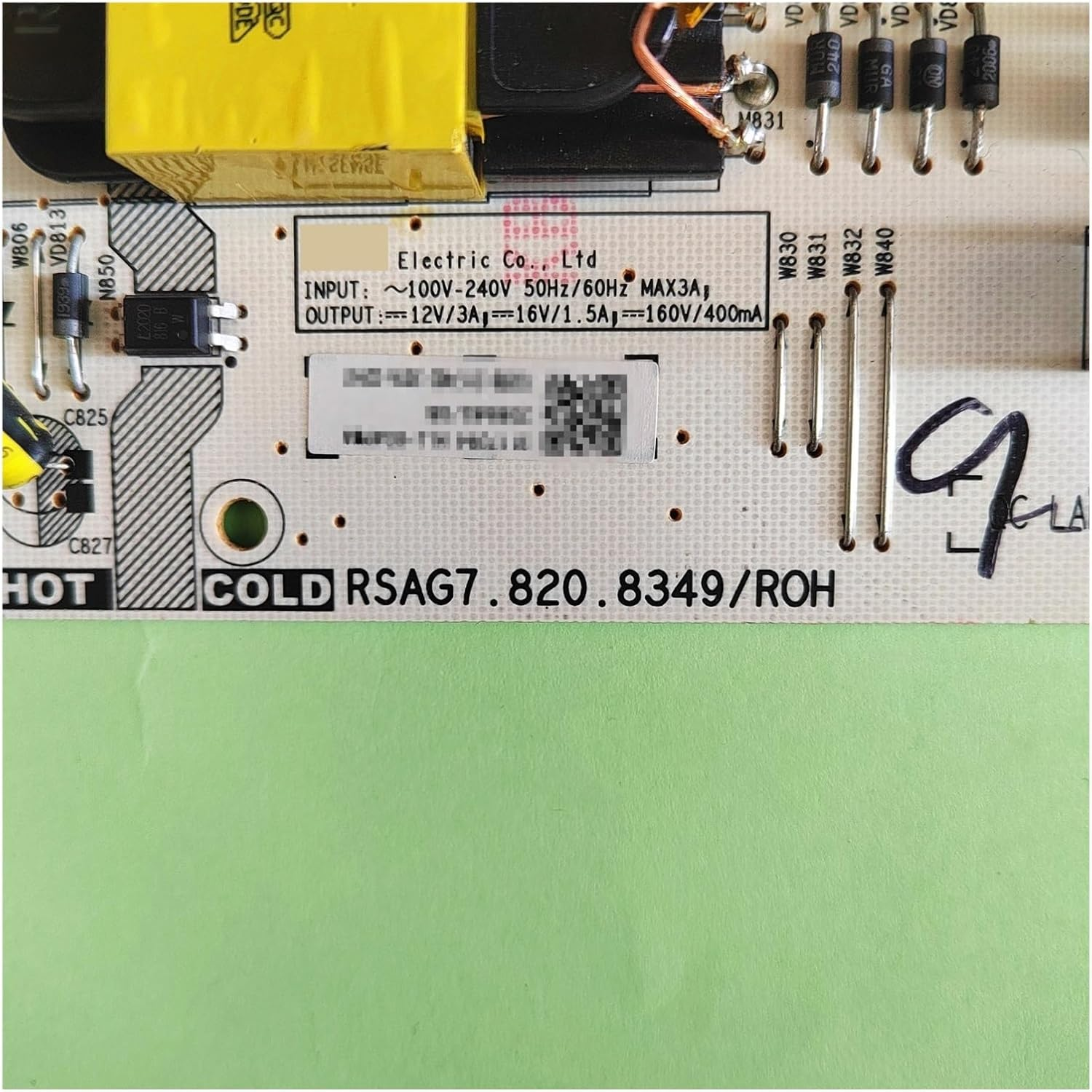 RSAG7.820.8349 Power Supply Board Accessories，For 58B7200UW 58H6550E H50B7500UK H58A6100 58Q7370U TV Repair Parts image number 1