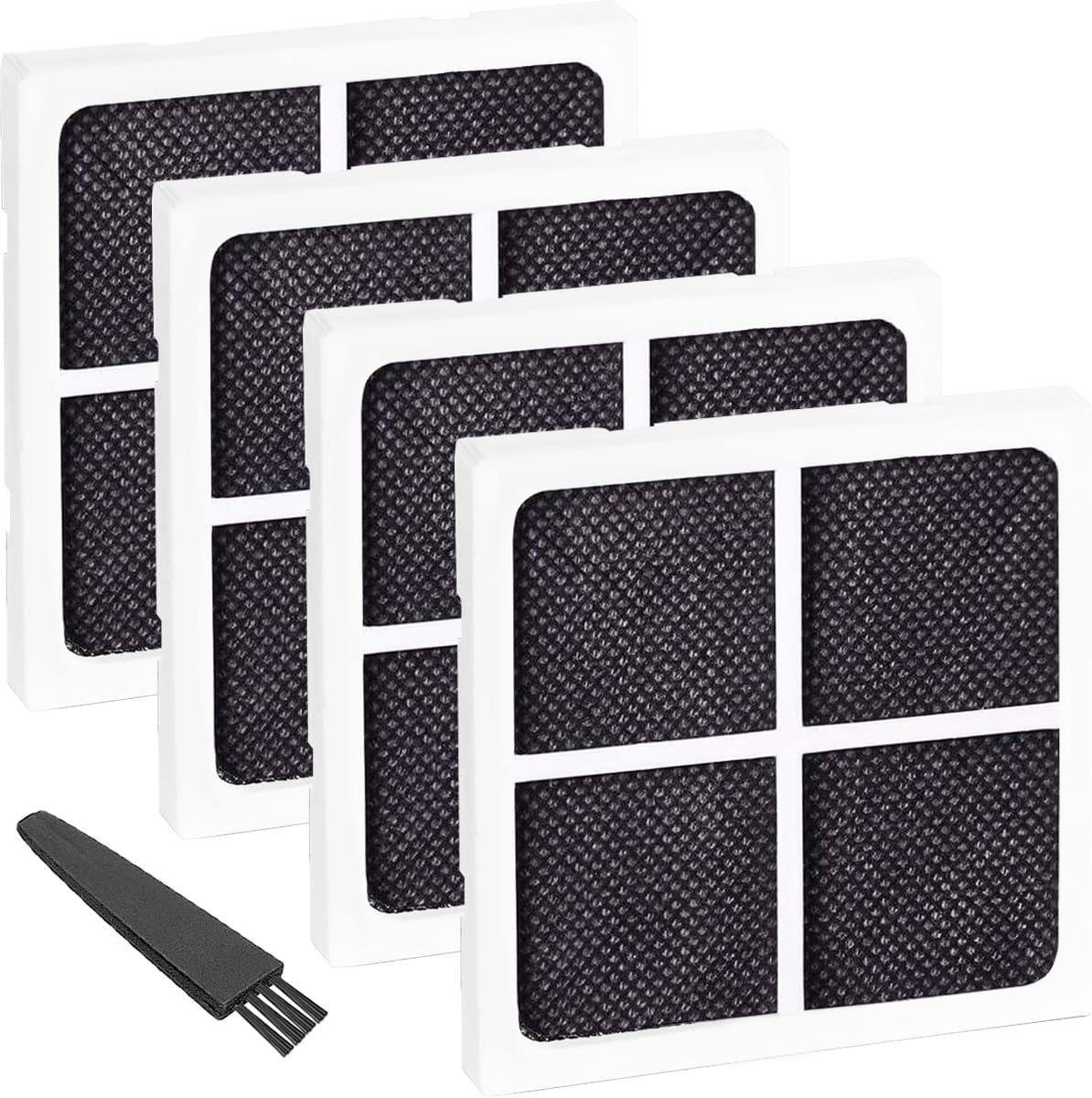 EATBALE Refrigerator Air Filter Fresh Air Filter Replacement for LG LT120F for Kenmore Elite 469918 Refrigerator Air Purifying Air Fridge Filters Replacement Accessories with Cleaning Brush (4Pcs)