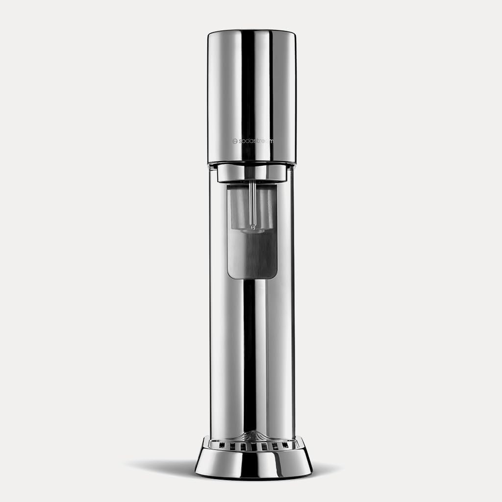 Sodastream - Enso Stainless Steel Sparkling Drink Maker | the Harmony of Form and Function | Quick Connect CO2 | Eco-Friendly Reusable Bottle | Stylish Kitchen Appliance - Sand image number 6