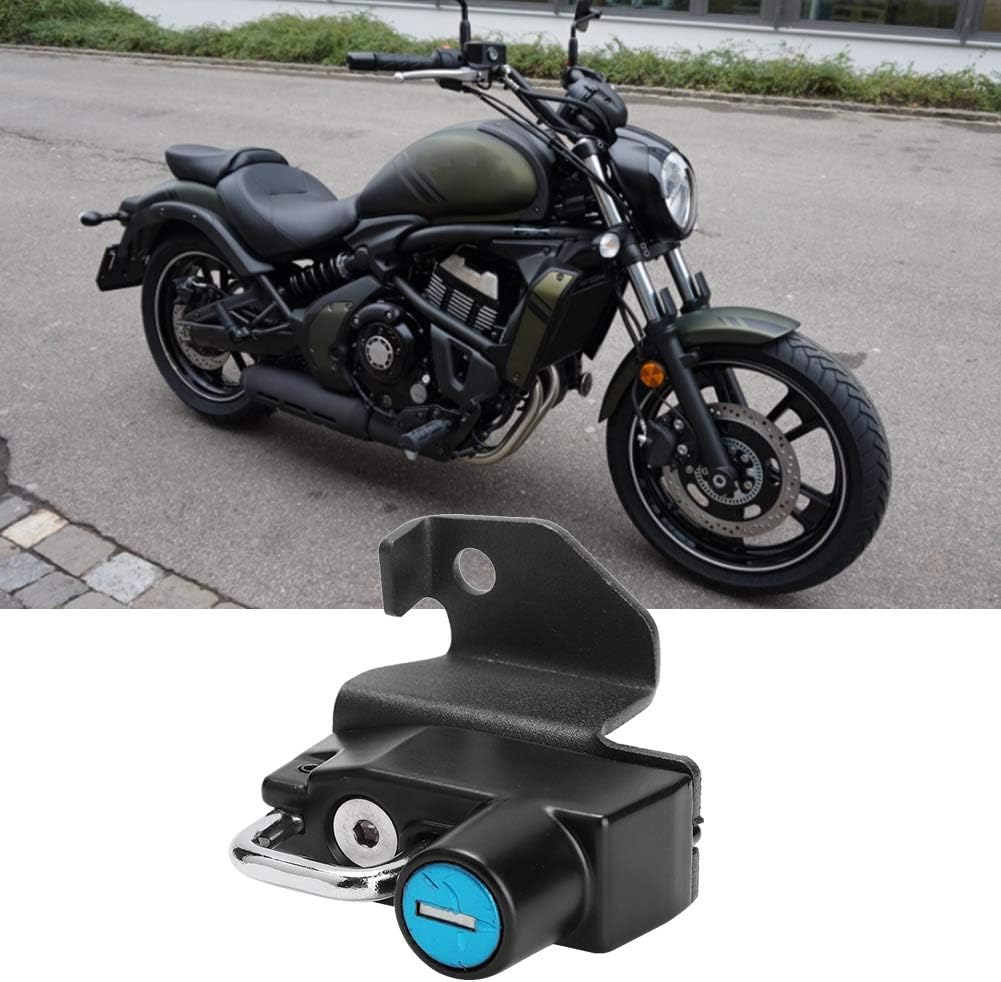 Motorcycle Accessory, Compact Mini Size Helmet Lock Hanger Motorcycle Helmet Lock, Mount Hook Comes with 2 Keys for Vulcan S 2015-2019