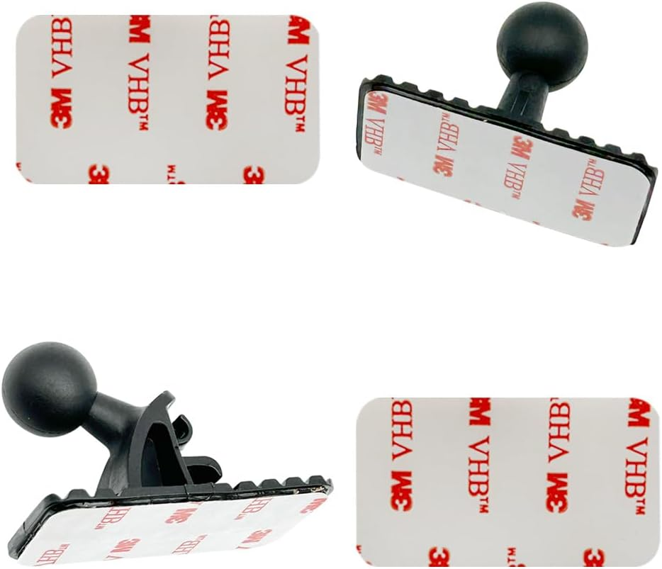 Car Mobile Phone Bracket Dashboard Pasting Base 17Mm Ball Head. There Will Be No Residue after Remove.Accessories Can Be Pasted on the Curved Operation Table. (Model a + Model D) image number 3