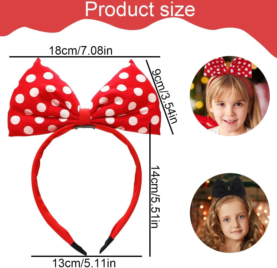 Bow Headband, Big Bow Hair Bands, Fashion Stretch Headpiece, Bow Headband Headpiece for Women and Girls, for Women and Women, Cute Hair Accessories image number 1