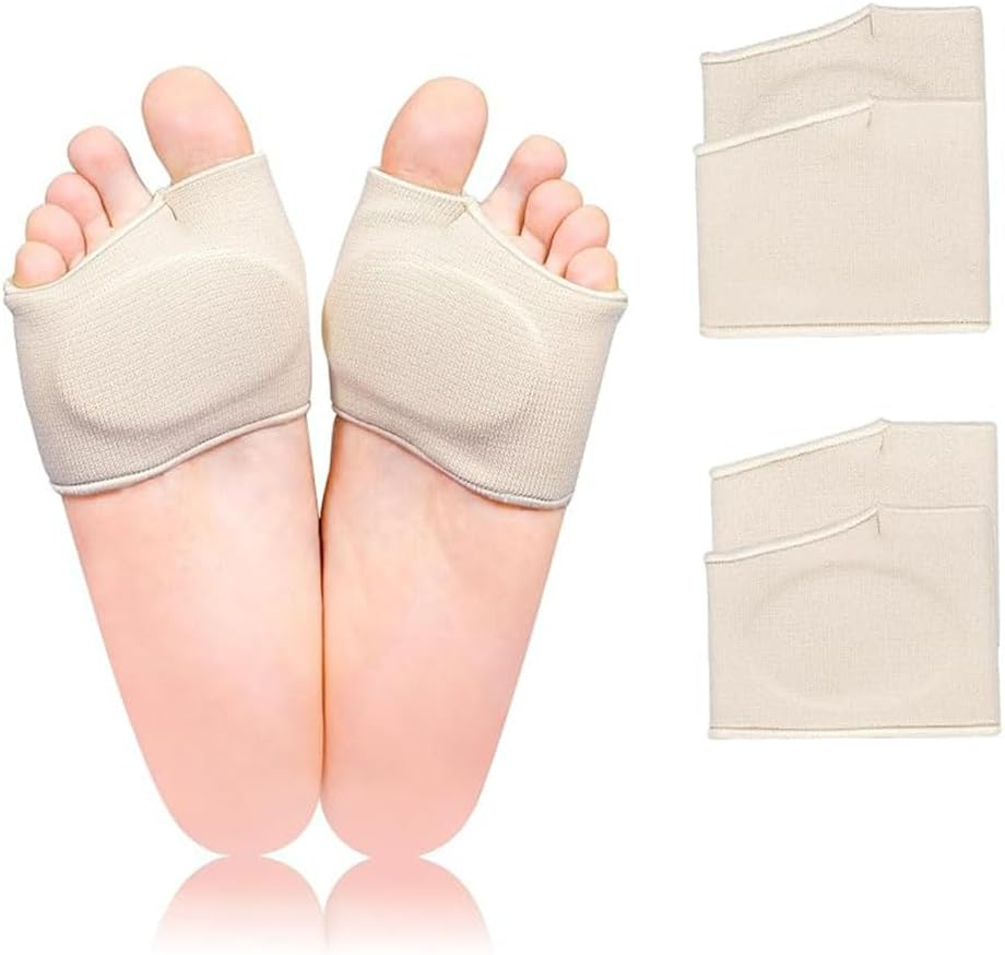 2 Pairs Metatarsal Pads for Men and Women,Foot Pads Provides Relief for Morton'S Neuroma Insert，Metatarsalgia, Morton'S Neuroma image number 1