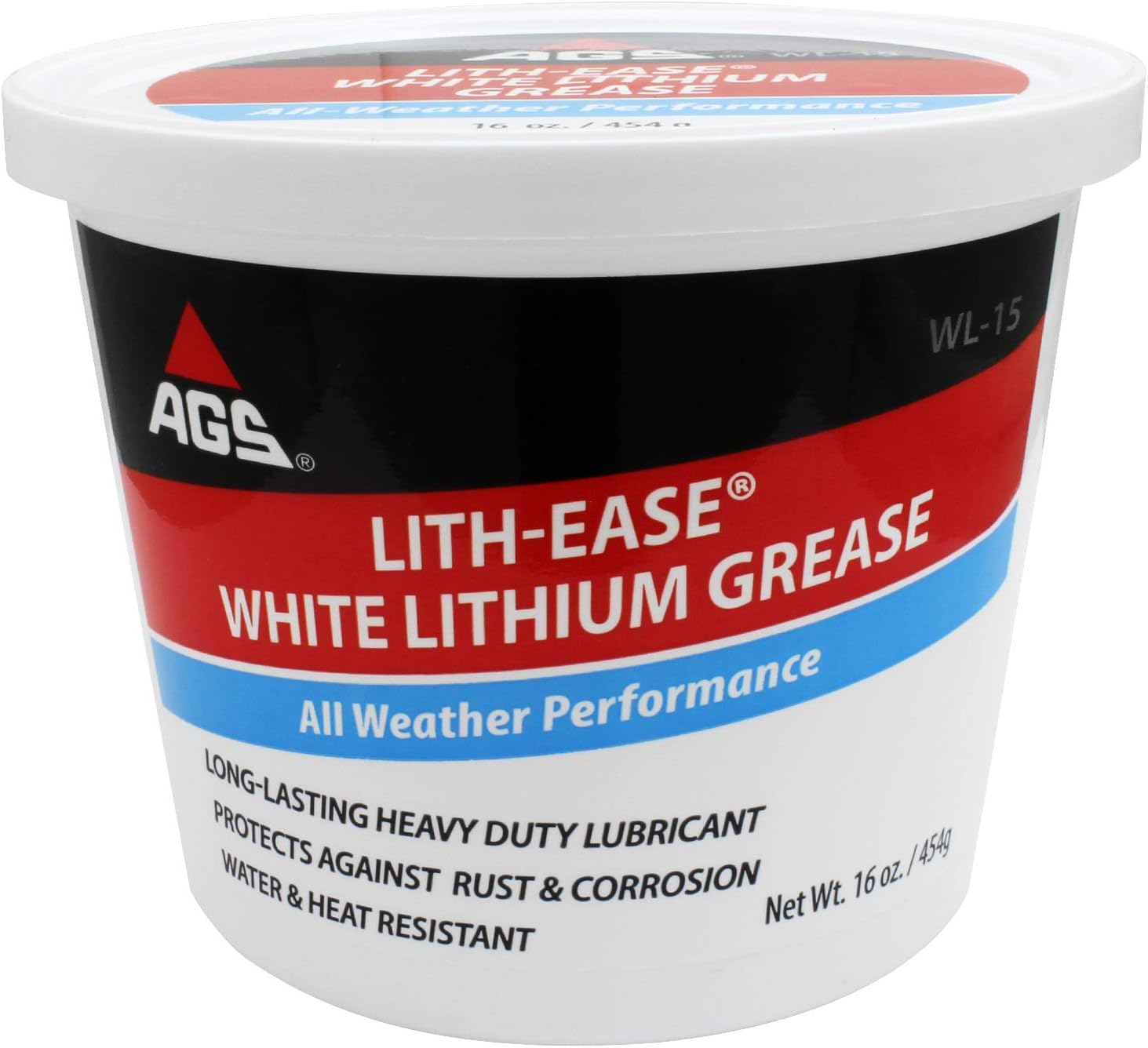 AGS WL-15 LB WHT Lithium Grease