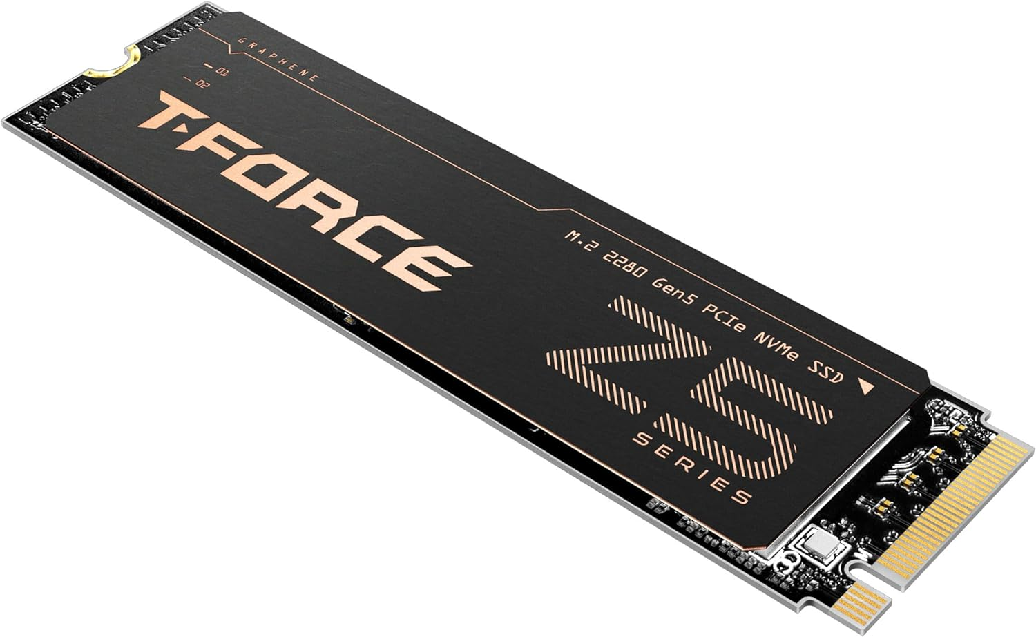 TEAMGROUP T-FORCE Z540 1TB DRAM SLC CACHE 3D TLC NAND Nvme Phison E26 Pcie Gen5X4 M.2 2280 Gaming SSD with Ultra-Thin Graphene Heat Spreader Read/Write 11700/9500 Mb/S TM8FF1001T0C129 image number 4