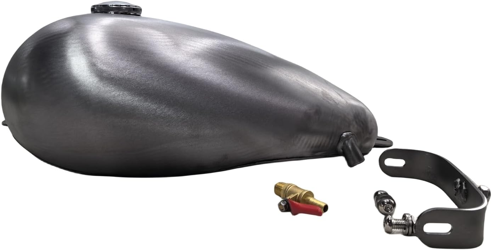 Silver Petrol Gas Fuel Tank with Oil Cap for YAMAHA Dragstar 400 650 Unpainted image number 4