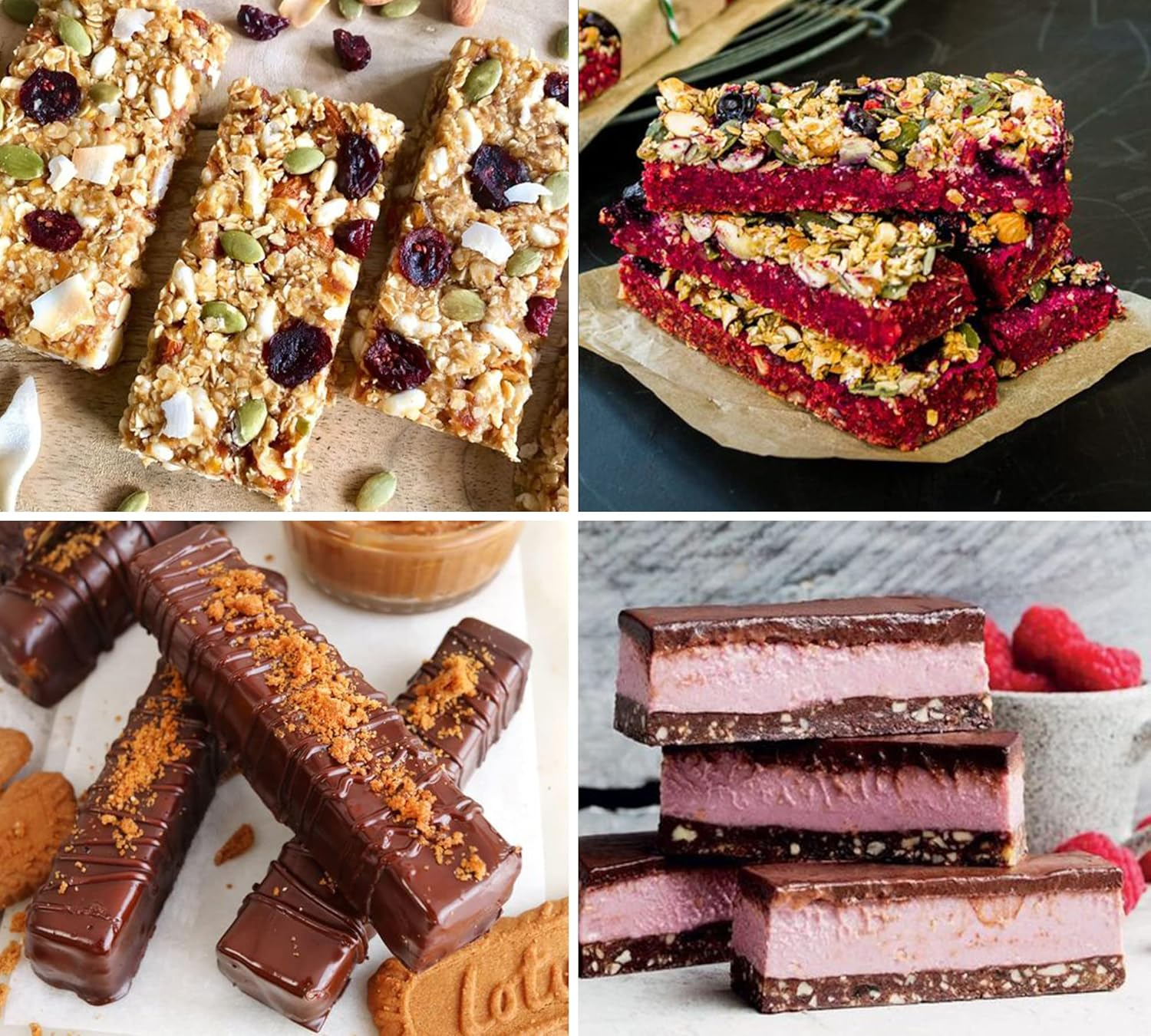 Sidosir 3Pcs Granola Mold, 12-Cavity Rectangle Silicone Molds for Energy and Large Granola image number 1