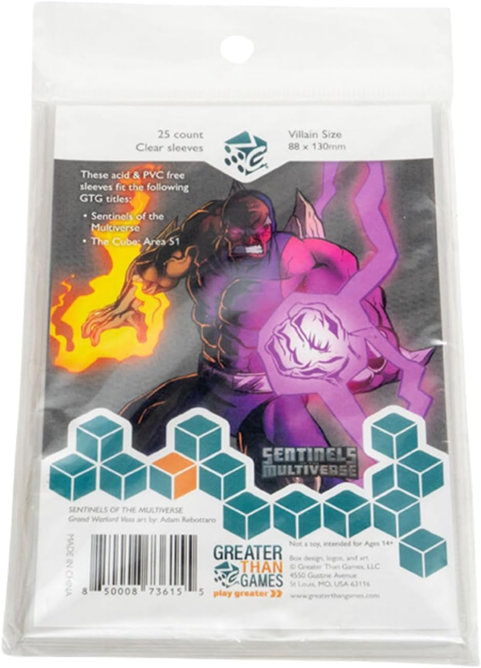 Greater than Games Card Sleeves, 88 Mm X 130 Mm Size