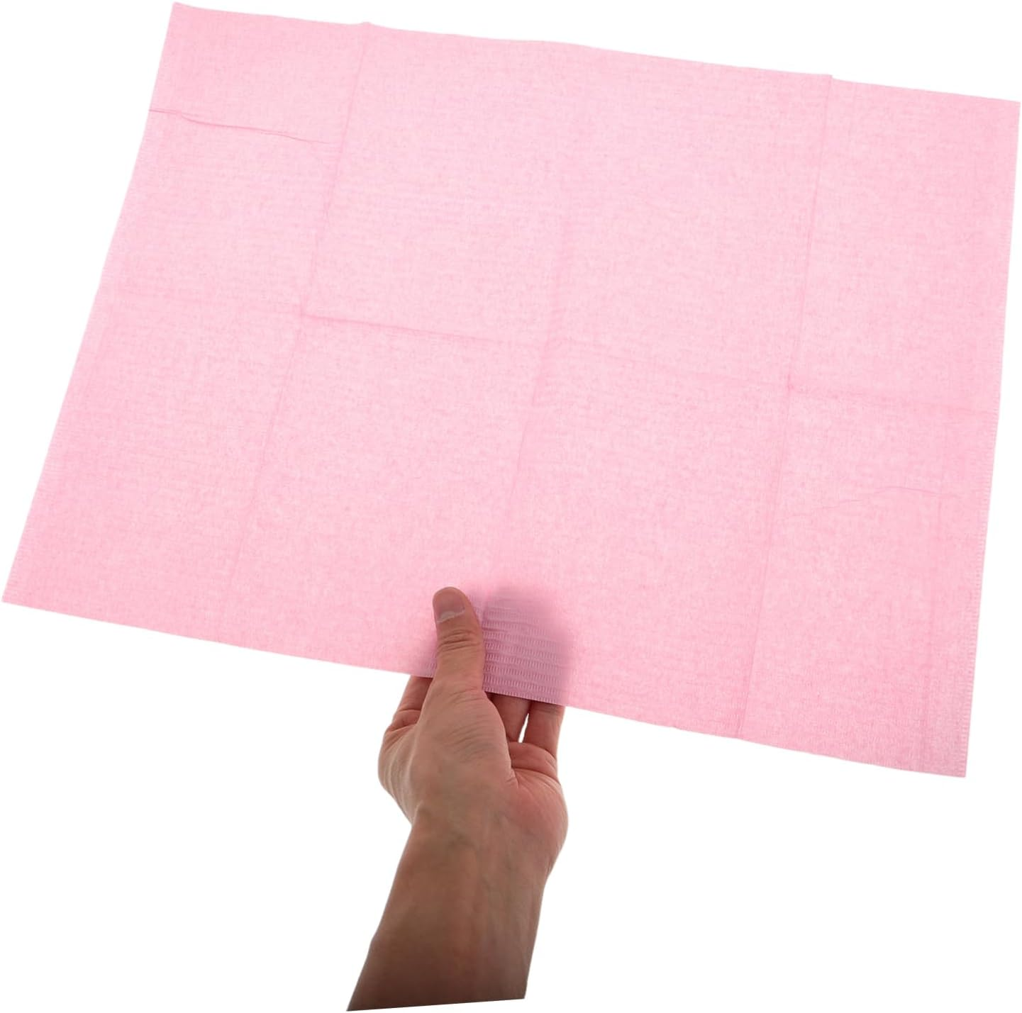 LOLIPPYY Disposable Nail Table Mats 125Pcs Waterproof Nail Desk Sheets for Manicure Beauty Hand Rest Cushions for Salon Use Pink Non-Woven Fabric image number 6