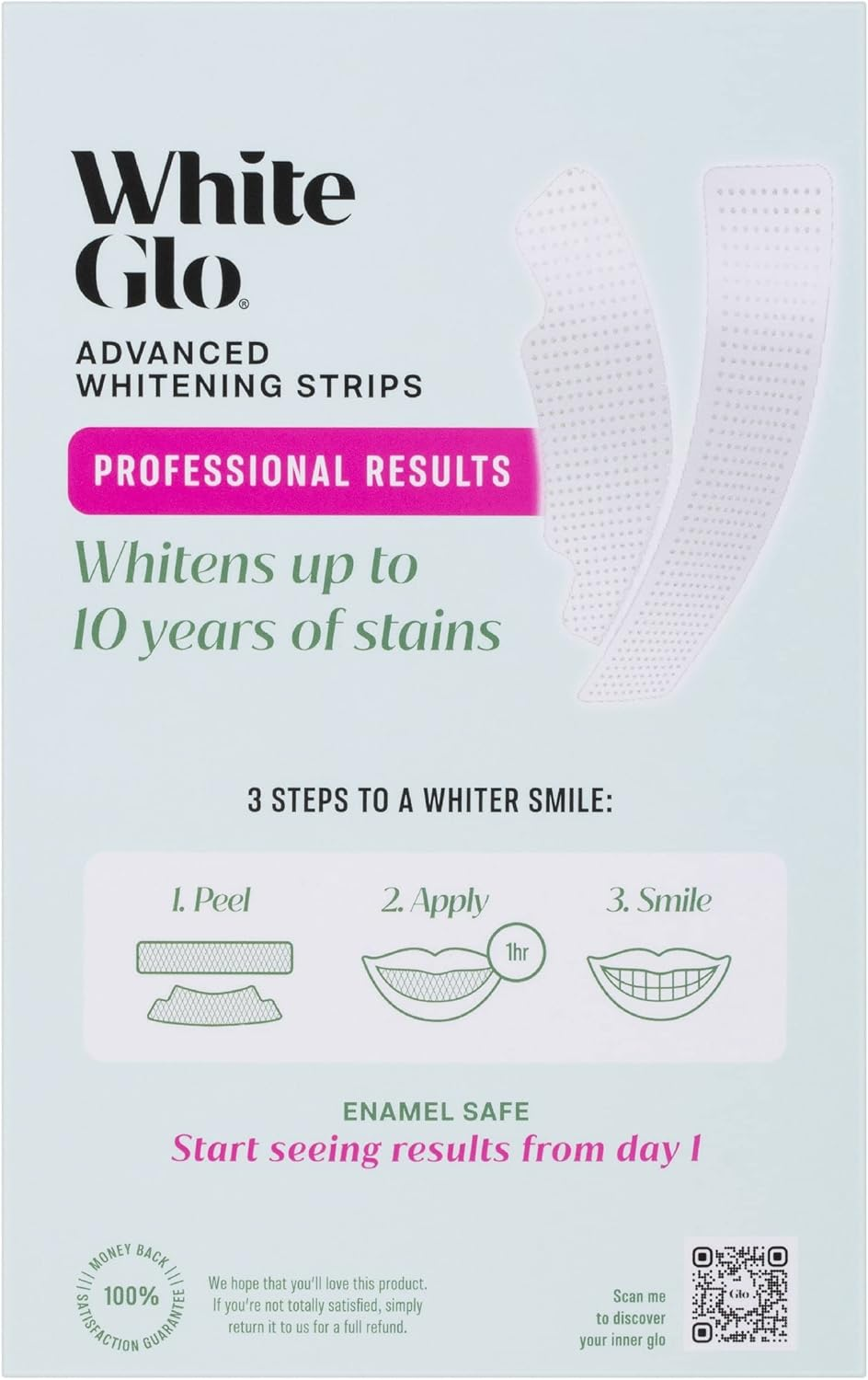 White Glo Advanced Whitening Strips image number 2