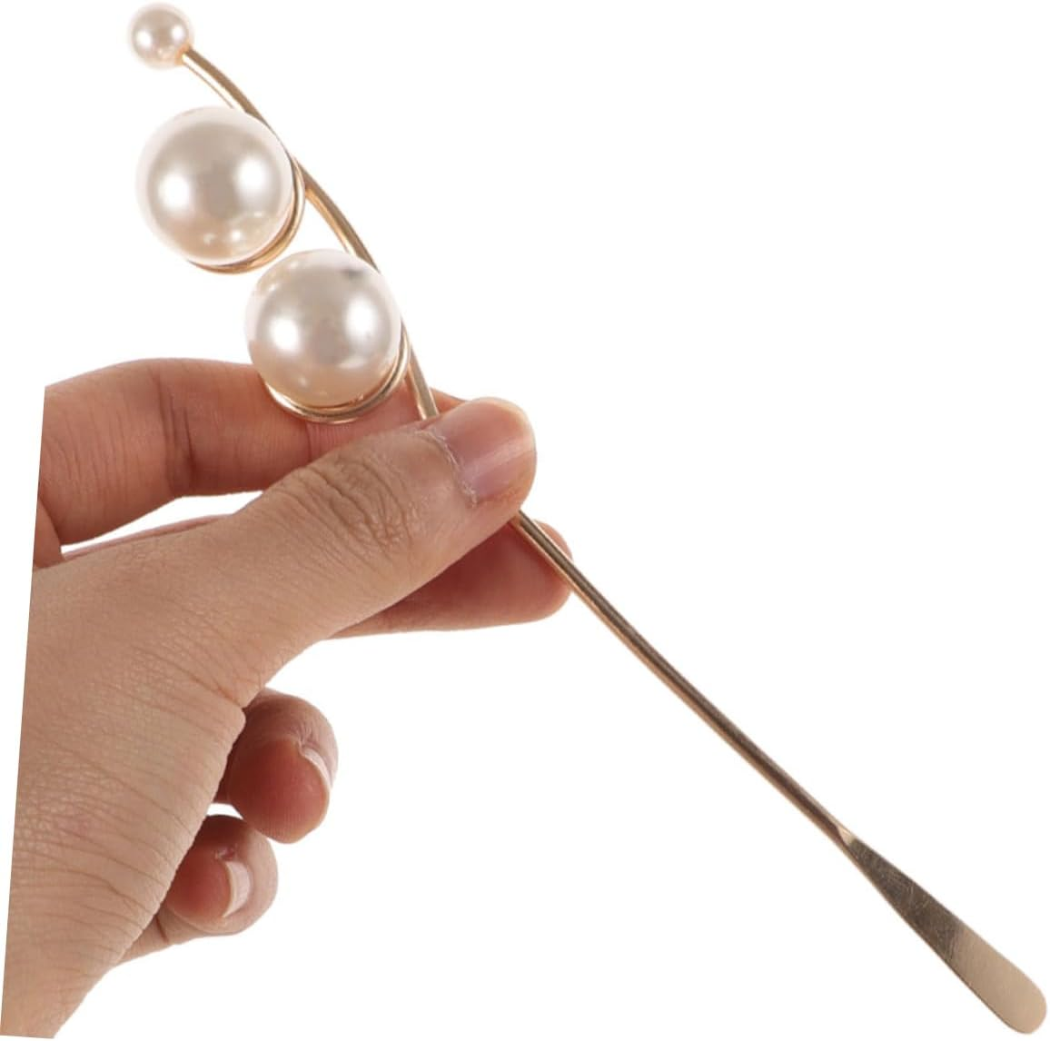 FRCOLOR 2Pcs Japanese Pearl Head Nail Art Stirring Rod for Resin Epoxy Mixing Easy Clean Manicure Tools image number 3