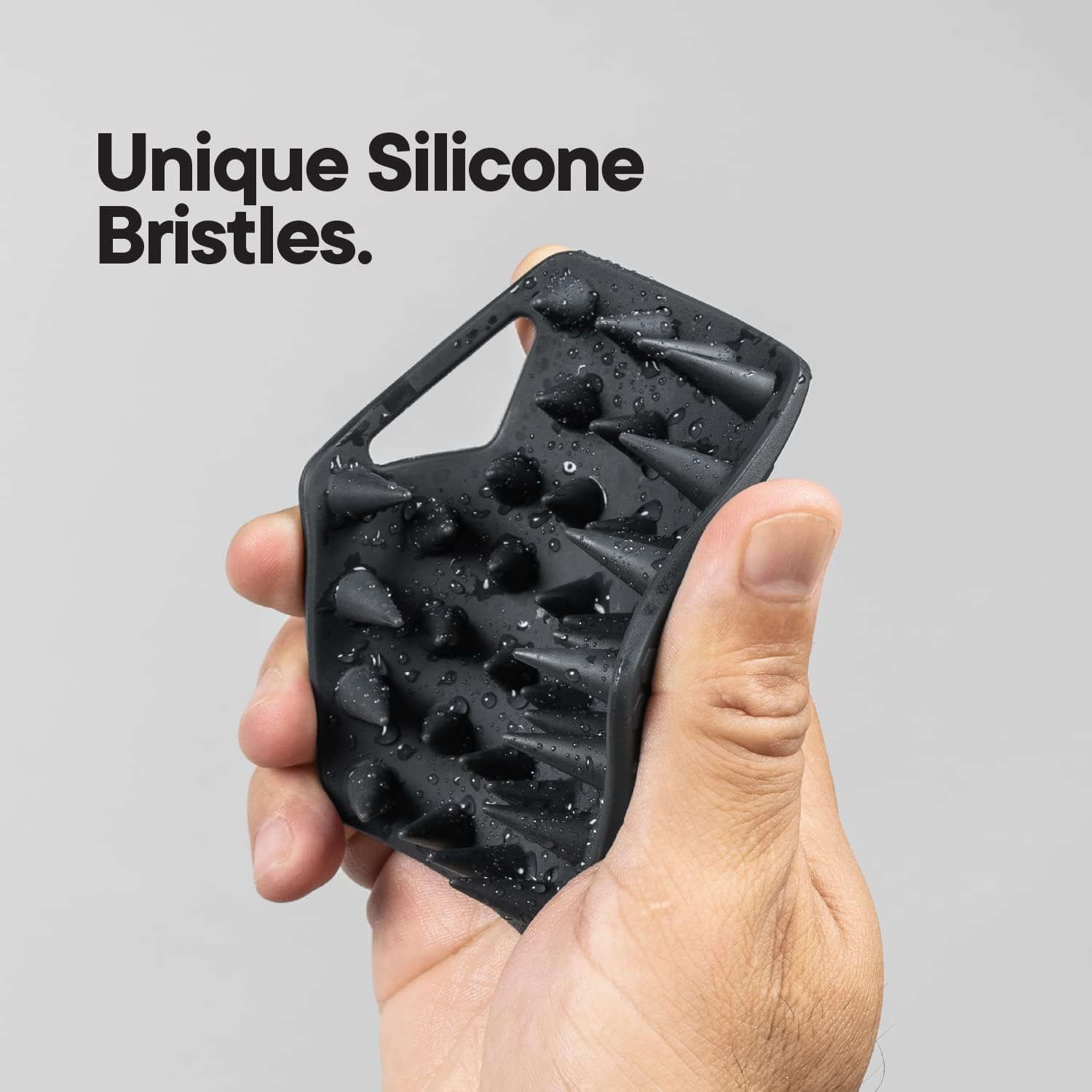 Scalp Massager Shampoo Brush Soft Silicone Scalp Scrubber for Hair Growth Scalp Exfoliator Brush for Dandruff Removal，Shower Hair Brush for Women Men Kids image number 2