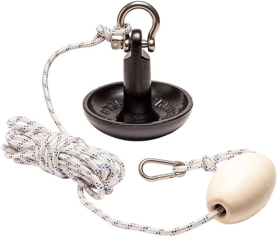 Newport Vessels Premium Mushroom Anchor Kit W/Bag, Rope, Bouy, & Stainless Hardware image number 5