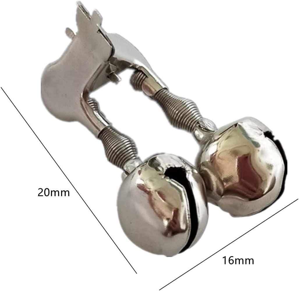 YIUIRUOI 5 Pieces of Iron Clamp Rivet Bells, Fishing Alarm, Sea Fishing Night Fishing Rod Alarm image number 3