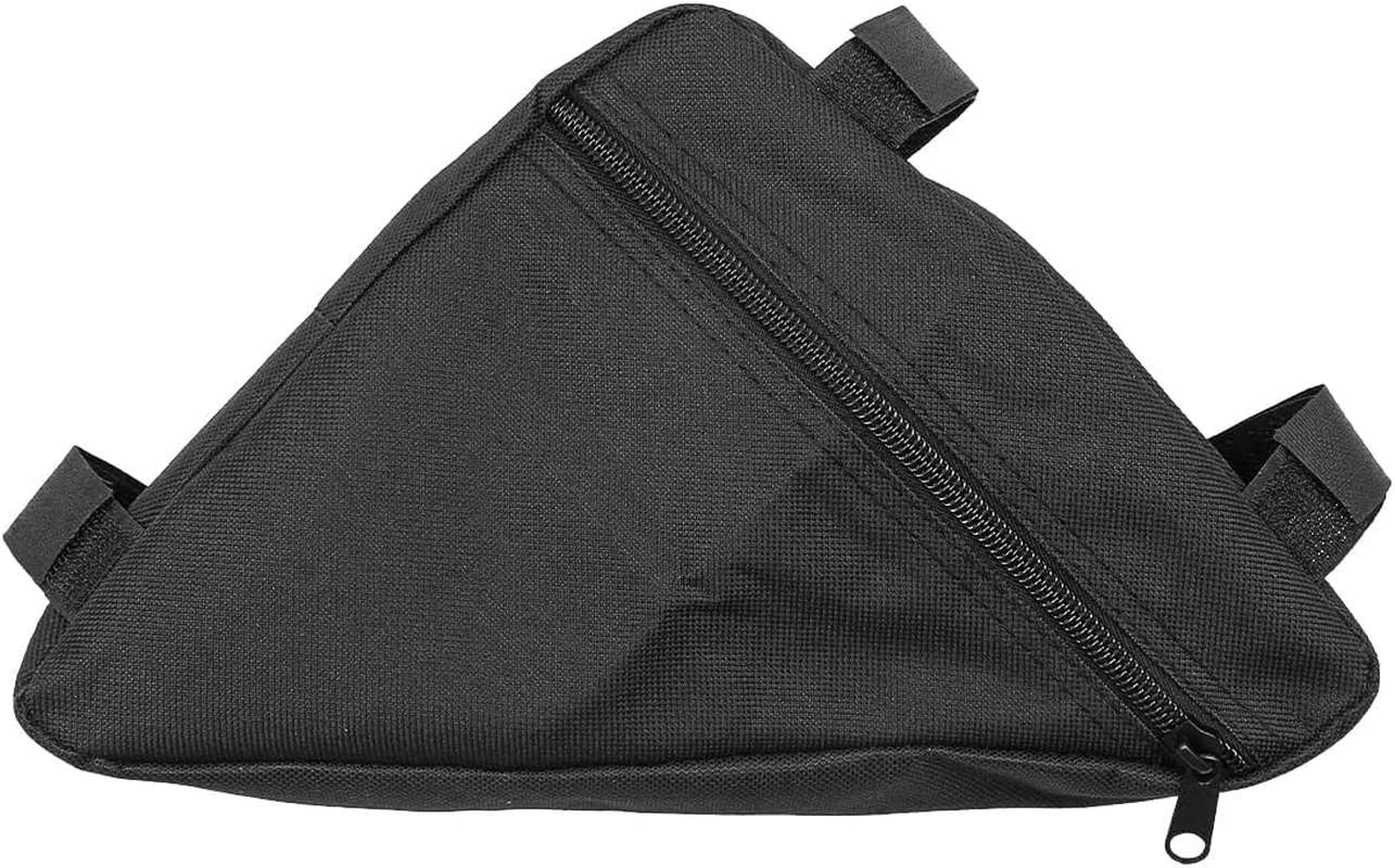 ZONADA Bicycle Frame Bag Triangle Bag Bike Storage Bag Bike Front Frame Bag Frame Pouch Bag for Bicycle Lock Tool Rain Jacket Cycling Accessories