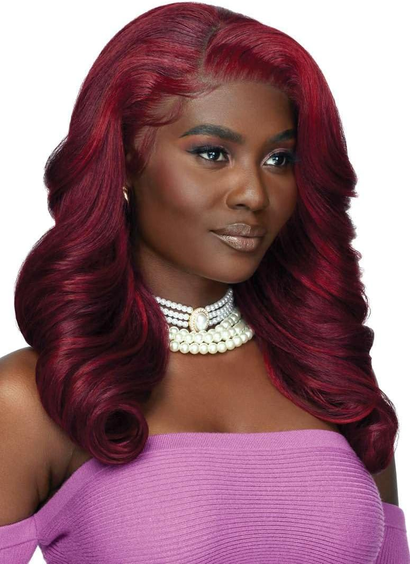 Outre Lace Front Wig - Perfect Hair Line 13X4 - Swoop Series - Swoop 2 (JET BLACK 1) image number 2