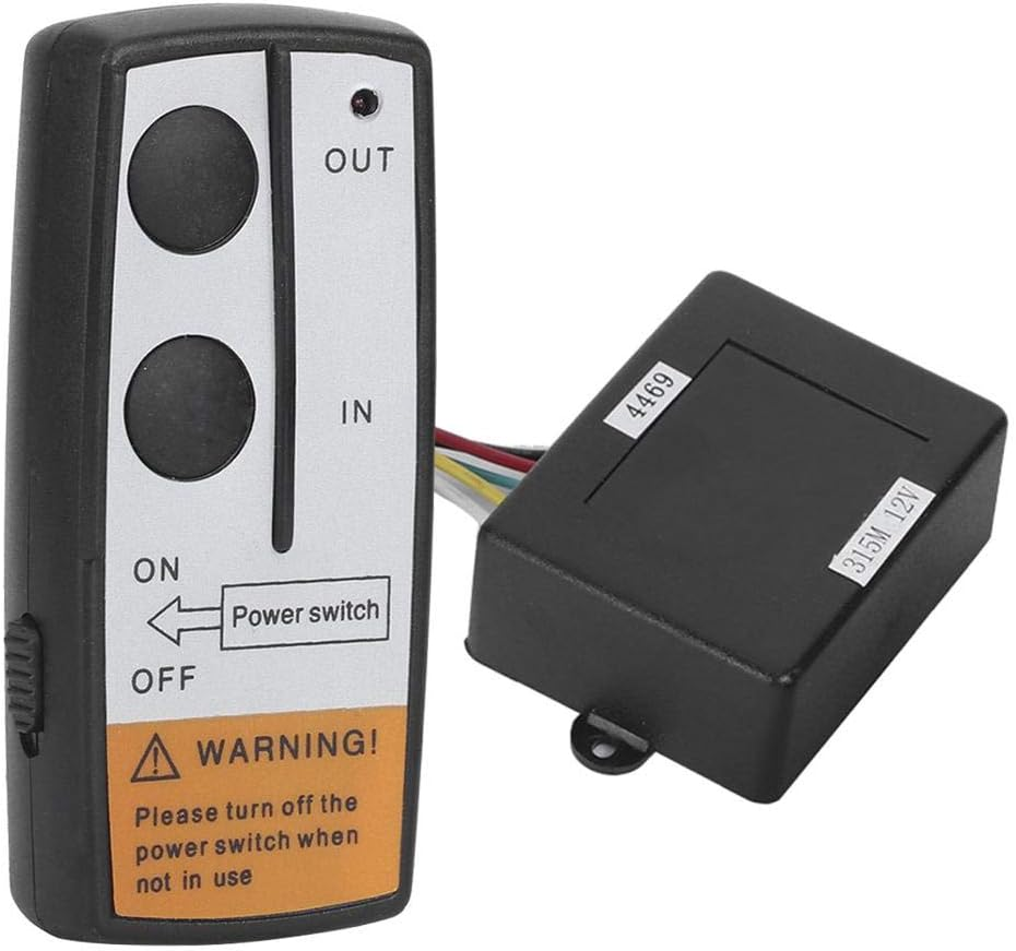 Marine Anchor Remote, Waterproof Windlass Wireless Switch, Professional Boat Sail Trim Controller for 12V Solenoid Operated Windlass image number 1