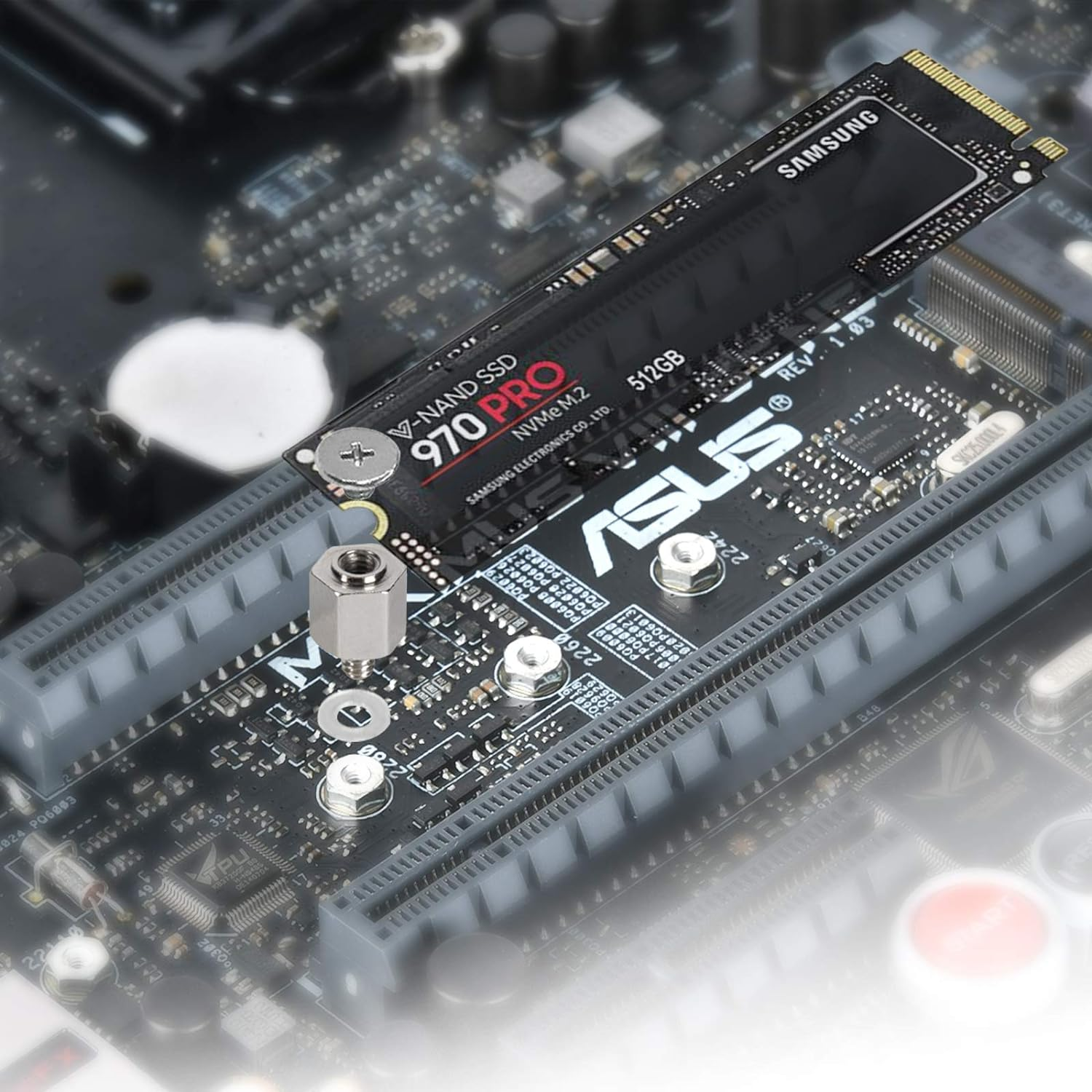 Silverstone SST-CA03 - PC Computer Screws Kit for Motherboard M.2 SSD Mounting, Supports ASUS & MSI Motherboard image number 1