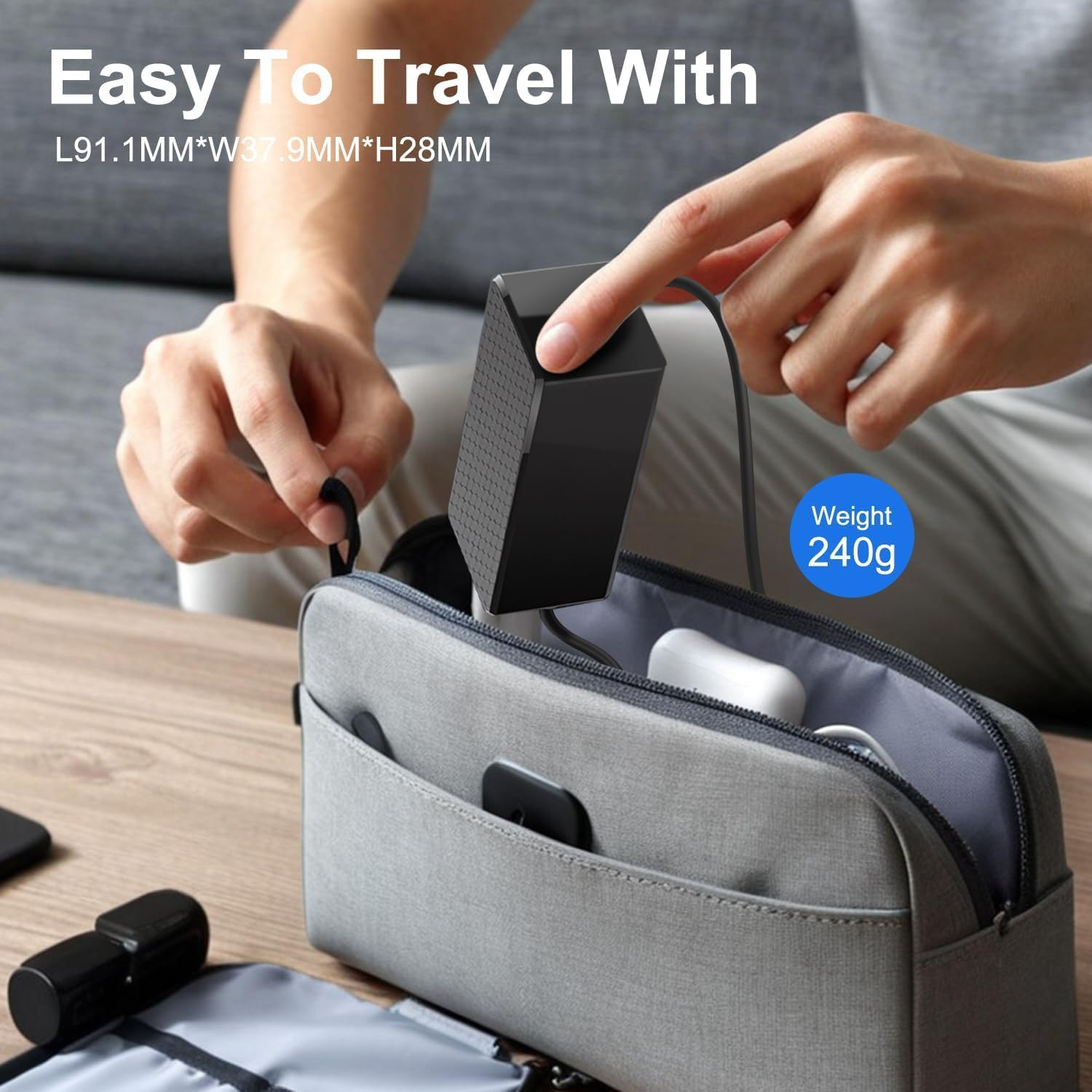 Resmed Airsense 11 DC Converter, HKY DC Adapter 12V-24V Car Charger for Resmed Airsense 11 Supplies 65W Resmed Airsense 11 Autoset Elite CPAP Air11 39205 E1399 CPAP Machines Power Supply Car Charging image number 5