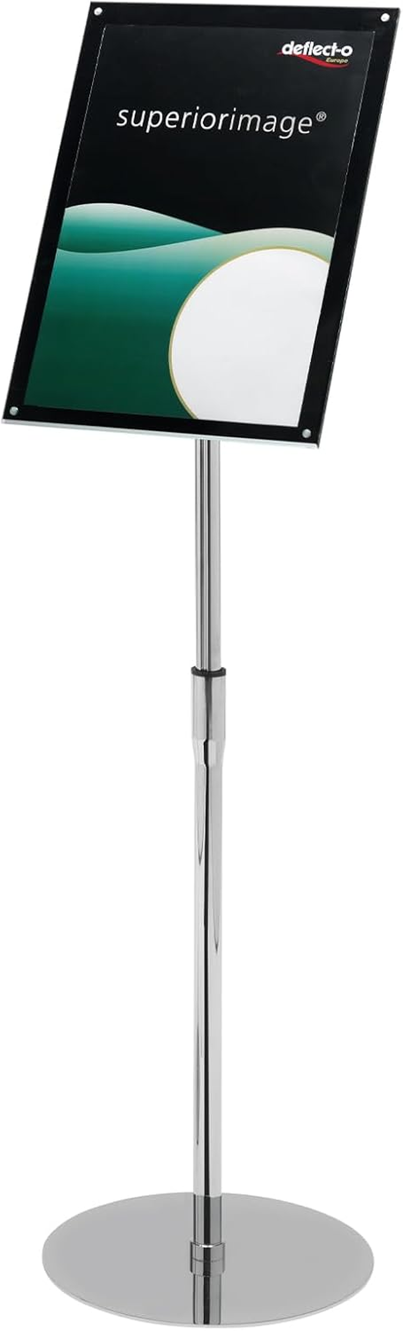 Deflecto Sign Holder with Bevel Magnetic Cover Floor-Standing Heavyweight H680-1060Mm A3 Ref DE790645 image number 6