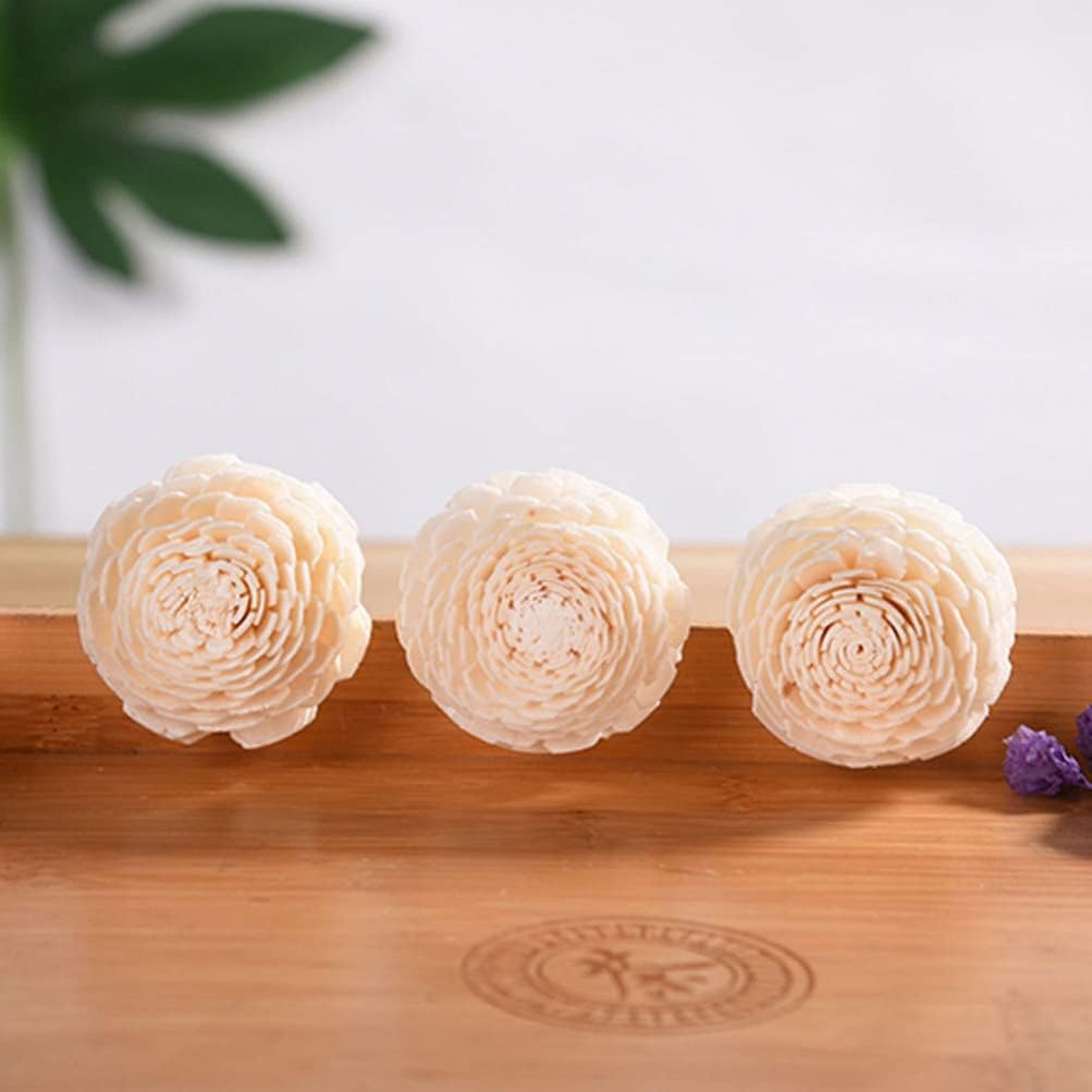 Yardwe 8Pcs Simulated Aromatherapy Flowers Rattan Household Diffuser Flower Replaceable Aroma Sticks Essential Oil Diffusers Dried Home Adornments image number 3