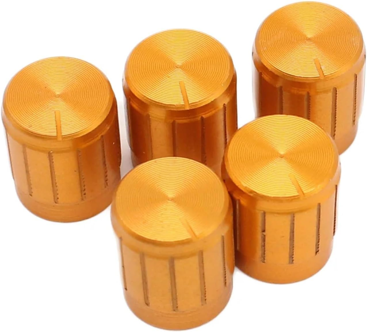 GUMMMY 1Pcs WH148 1K 2K 5K 10K 20K 50K 100K 250K 1M 3Pin Knurled Shaft Linear Taper Rotary Potentiometer Resistor W/Knob for Audrino(10K Ohm) image number 3