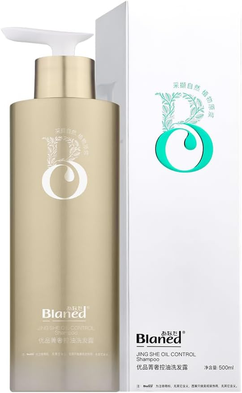 Blaned Jing She Oil Control Shampoo, Premium Nutritious Formula for Oily Scalp and Flat Hair, 500Ml
