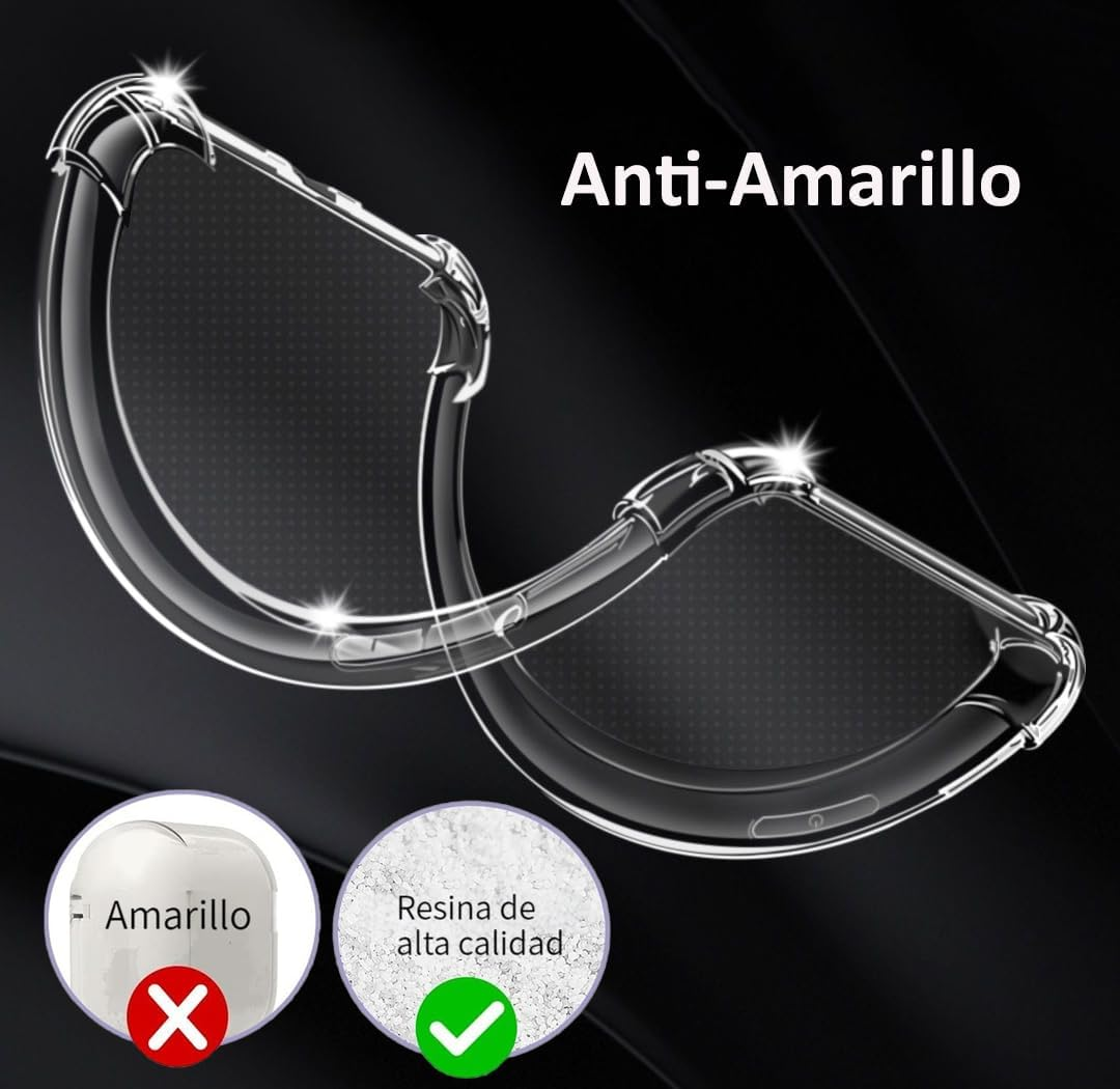 USTIYA Case for Samsung Galaxy A53 5G Clear TPU Four Corners Protective Cover Transparent Soft