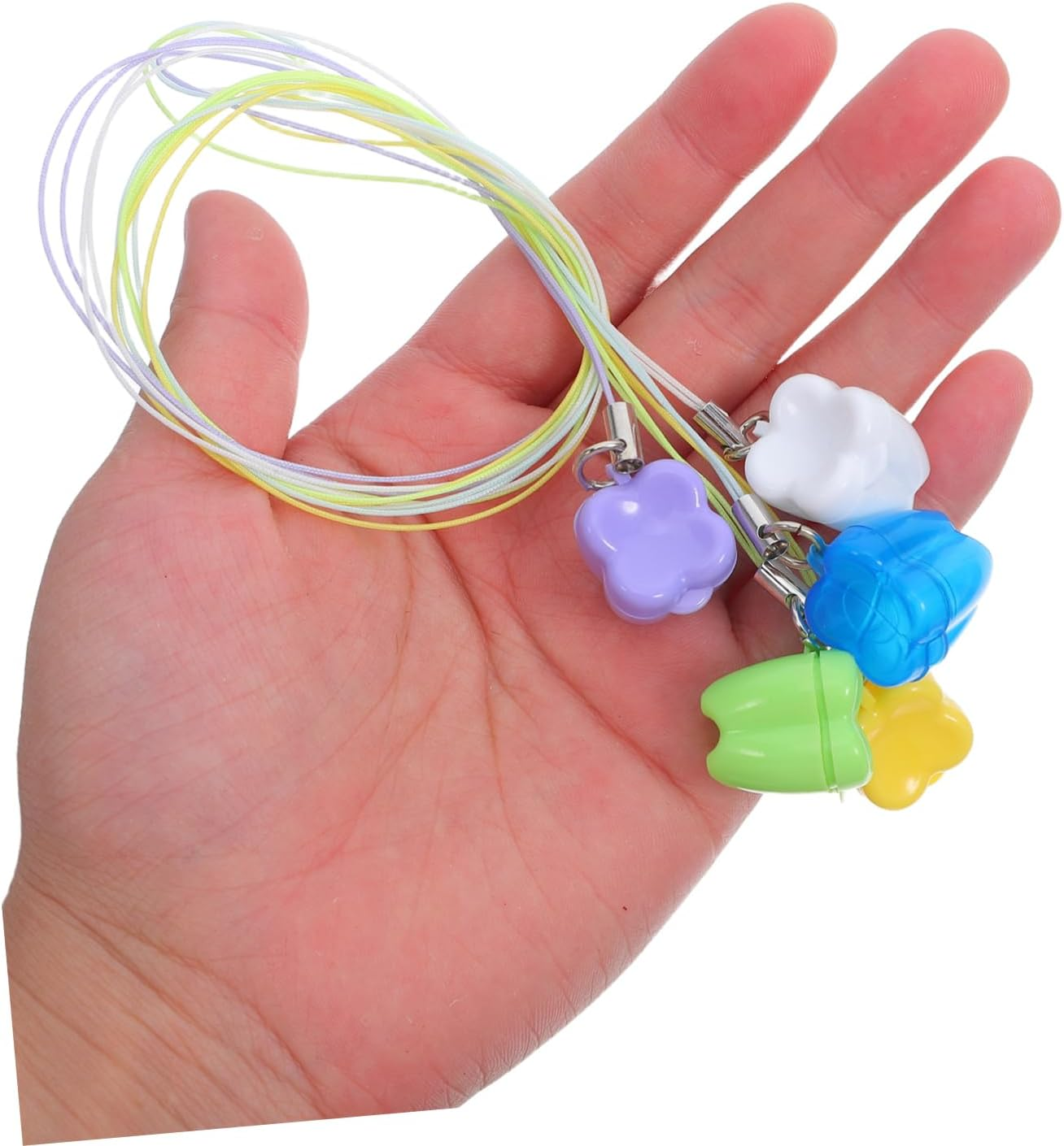 5Pcs Teeth Collector Plastic Storage Box Tooth Necklace Party Supplies for Boys and Girls Keepsake