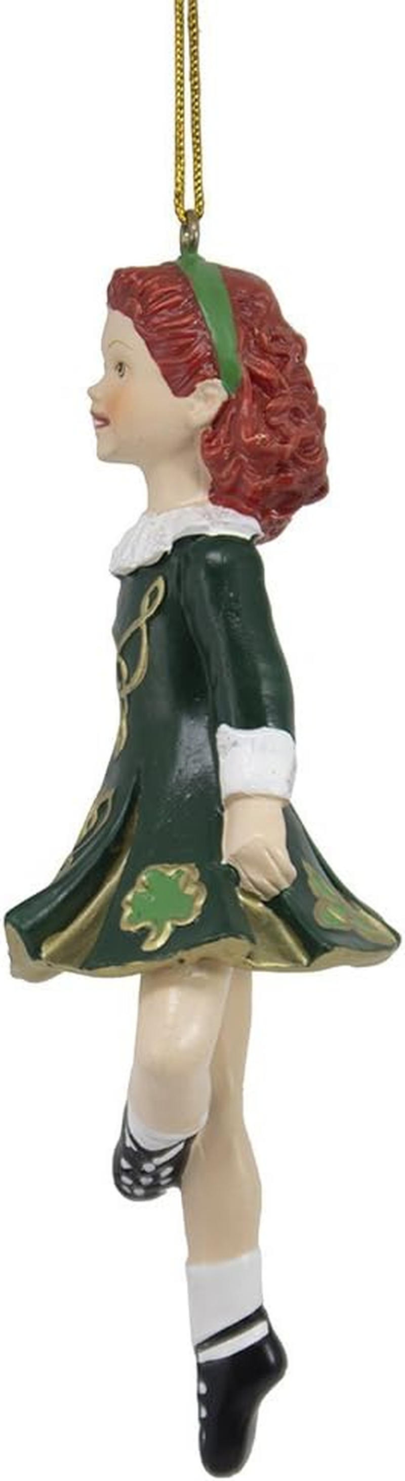 Kurt Adler 6-Inch Resin Step Irish Dancer Ornament for Christmas image number 5