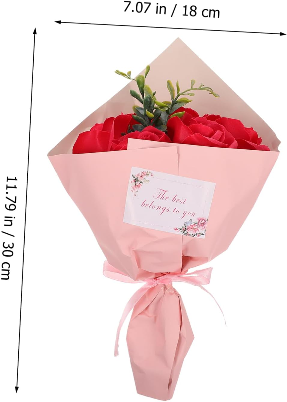 Cabilock 2Pcs Beautiful Soap Flowers Artifical Fake Flowers for Home Decor Valentine'S Day image number 1