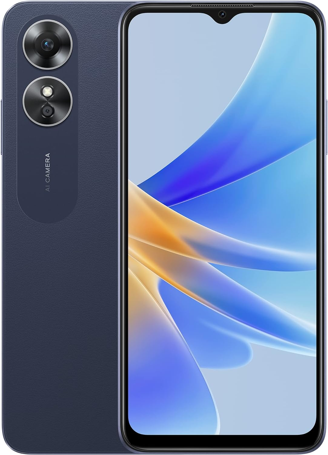 OPPO A17 Smartphone, 64GB, Midnight Black image number 2