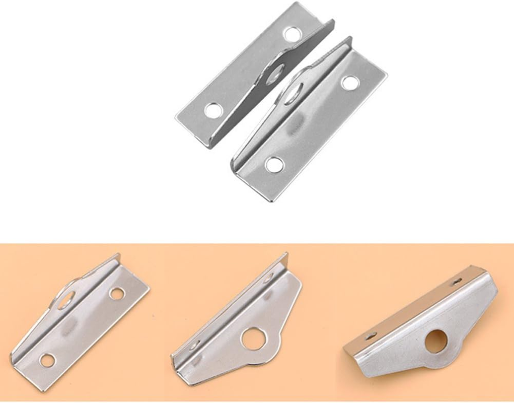 YES Time 304 Stainless Steel 90 Degree Angle Hasp Lock Padlock Eye, Set of 5 image number 5