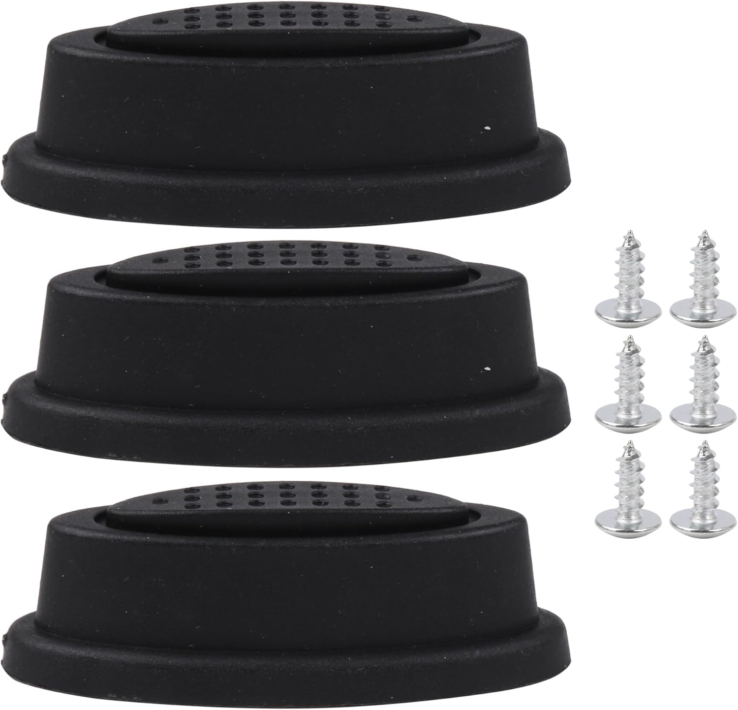 RDEXP 2 Pieces Plastic & Rubber Luggage Bracket Side Feet Z020 with 2Pcs Screw