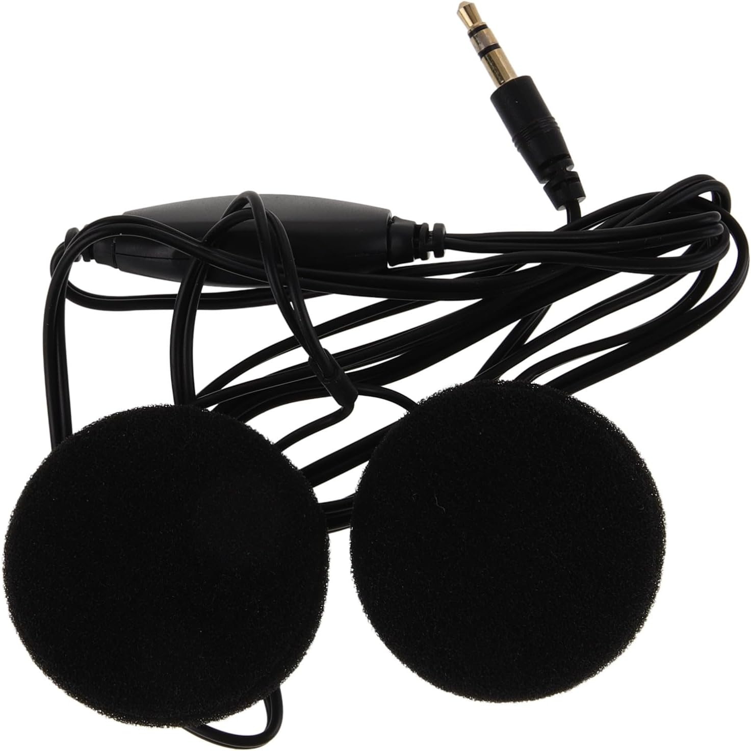 TINEASUR Motorcycle Helmet Earphone with Mic 3.5Mm In-Ear Headset for Outdoor Helmet Communication Gps Navigation Black