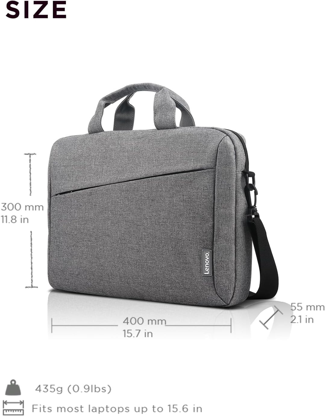 Lenovo 15.6 Inch Casual Topload Case 210 - Grey, GX40Q17231 image number 1
