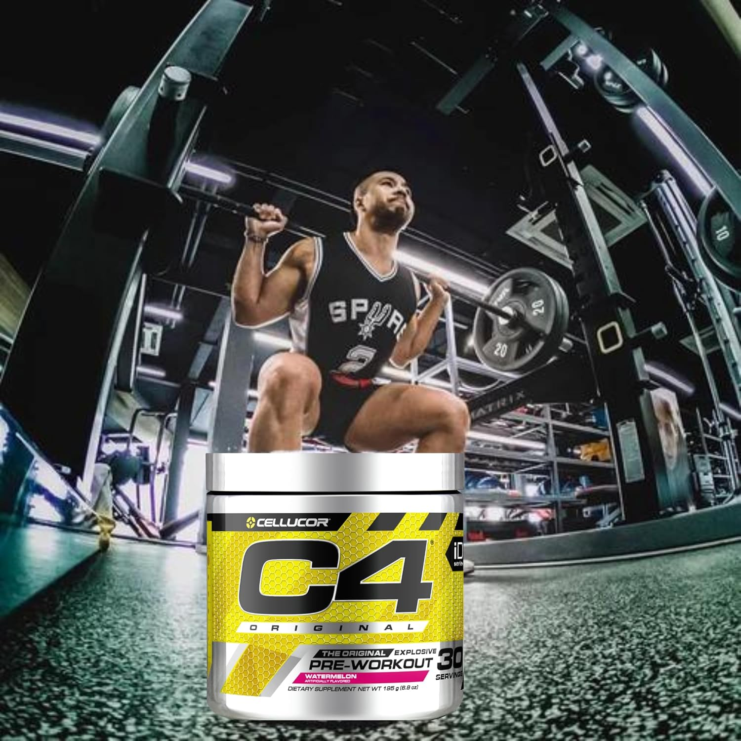 Cellucor C4 ID Original Preworkout 30 Serves Watermelon 195 Grams image number 4