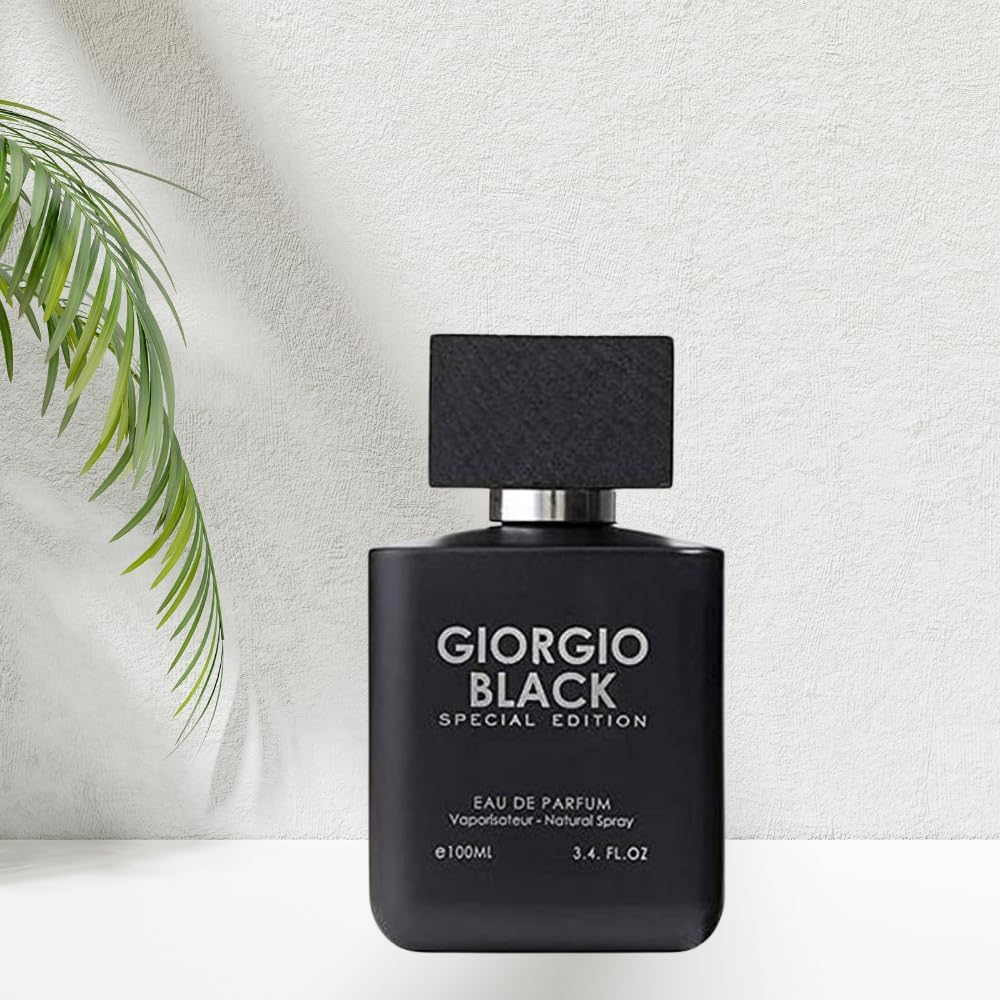 Giorgio Black Special Edition Eau De Parfum Spray for Men, 100 Ml