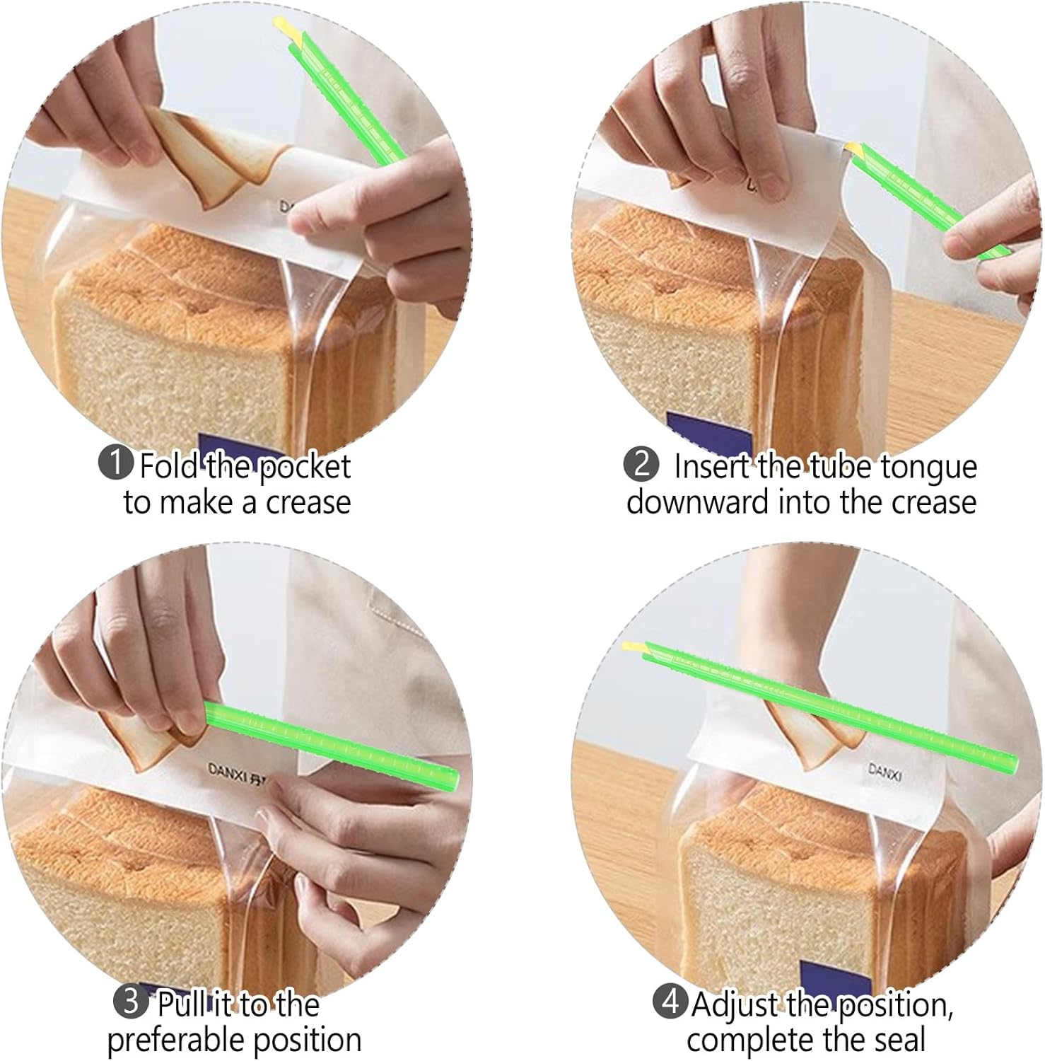 Food Bag Sealer Sticks (20 Pcs), 5 Size Chip Clips Bag Sealing Clips, Food Storage Sealer Stick image number 5