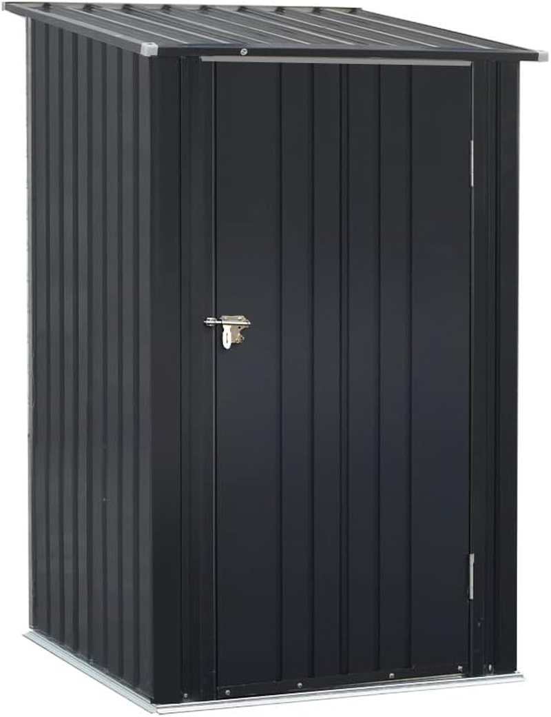 Giantz Garden Shed 0.99X1.04M Sheds Storage Box, Greenhouse Outdoor Workshop Home Shelter Tool Shade Green House, 2 in 1 Style Sloped Flat Roof Galvanized Steel Dead Bolt Lock image number 1