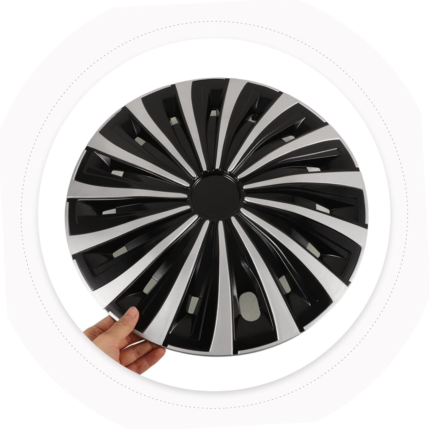 Garneck Decorative Wheel Hub Cap Car Hubcaps for Rims Made of Material for Automotive Hub Covers for Girly Car Accessories image number 5