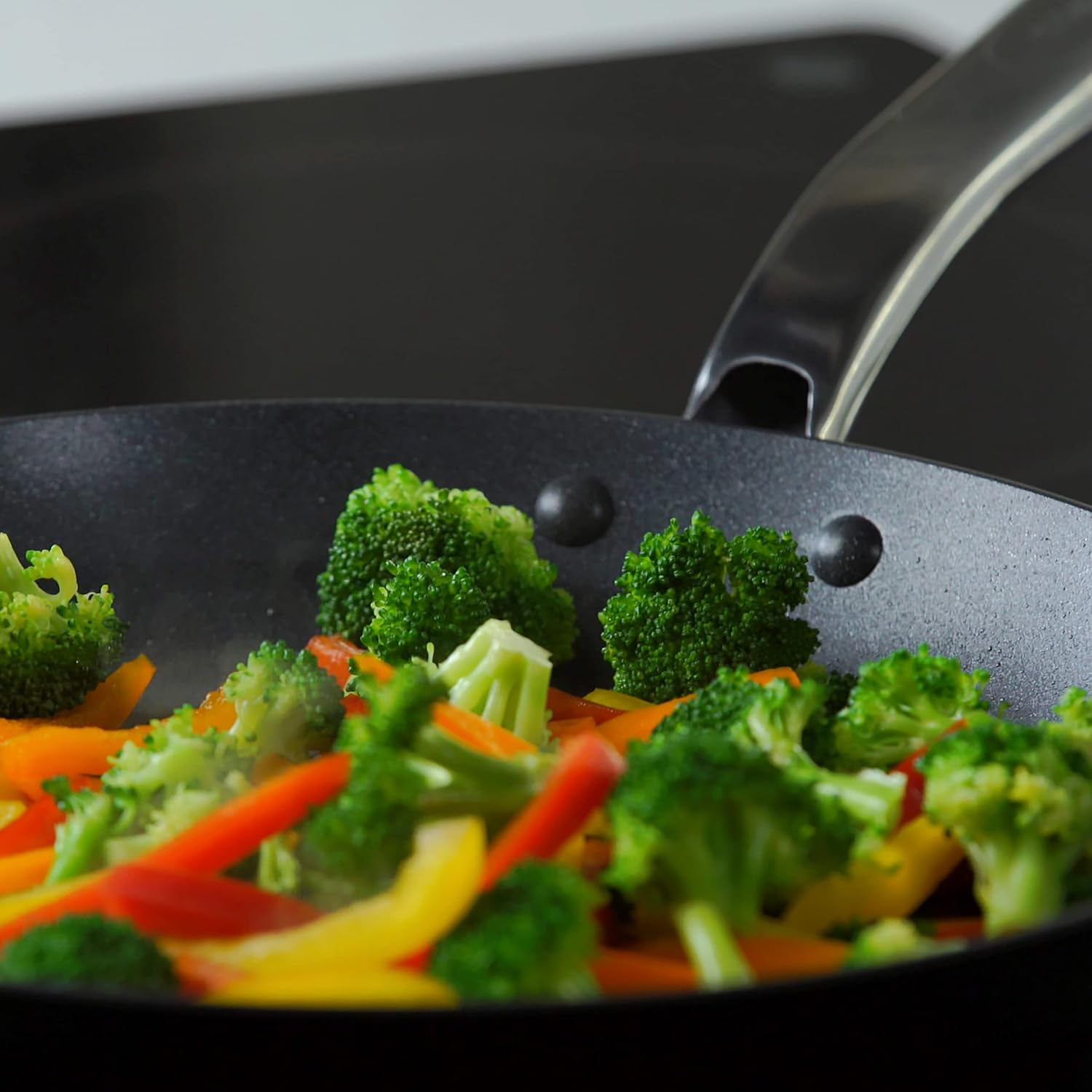 T-FAL C51707 Prograde Titanium Nonstick Thermo-Spot Dishwasher Safe PFOA Free with Induction Base Fry Pan Cookware, 11.5-Inch, Black image number 1