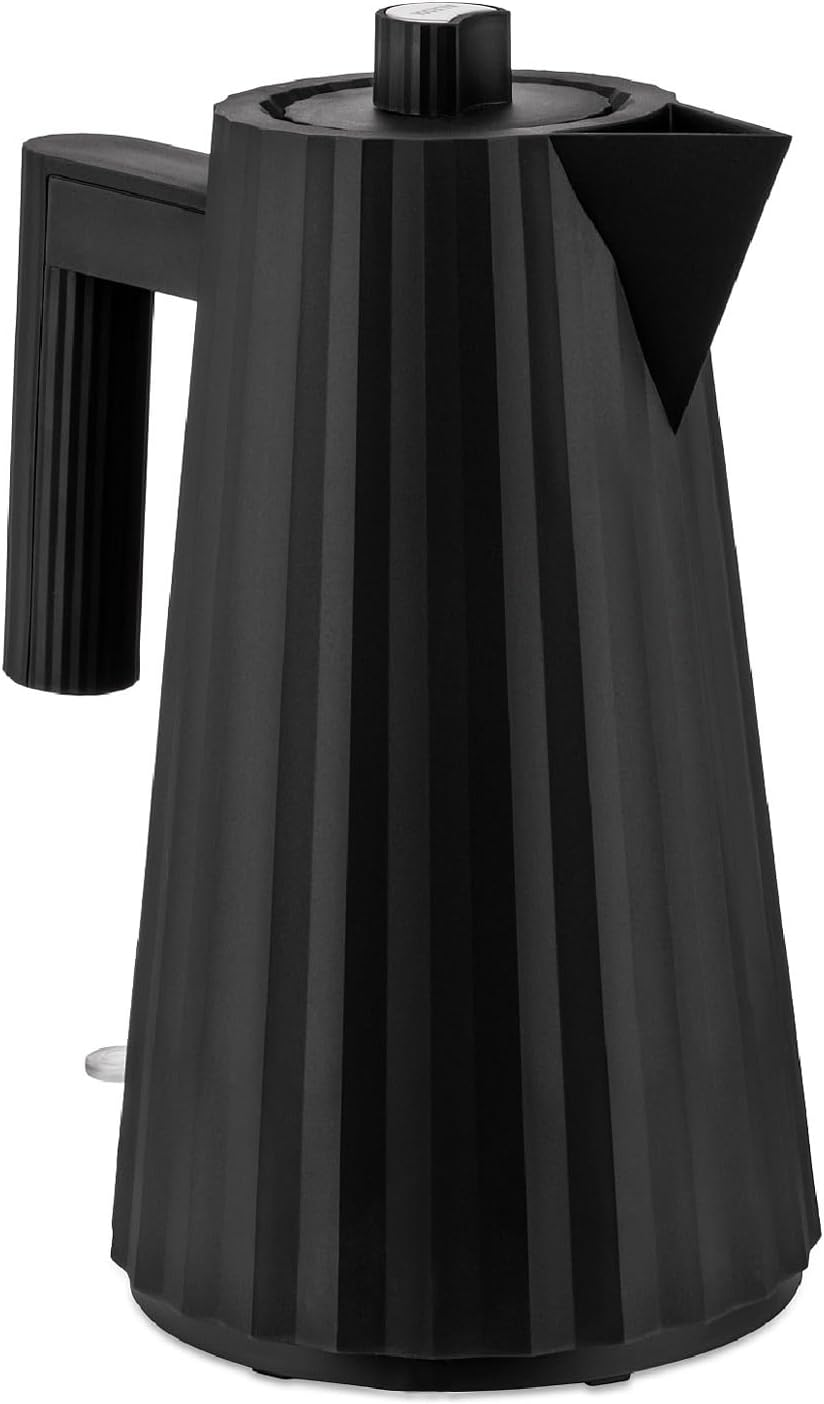 Alessi Pliss&eacute; MDL06 B/UK - Electric Kettle in Thermoplastic Resin, English Plug 2400W, 170 Cl, Black - White image number 2