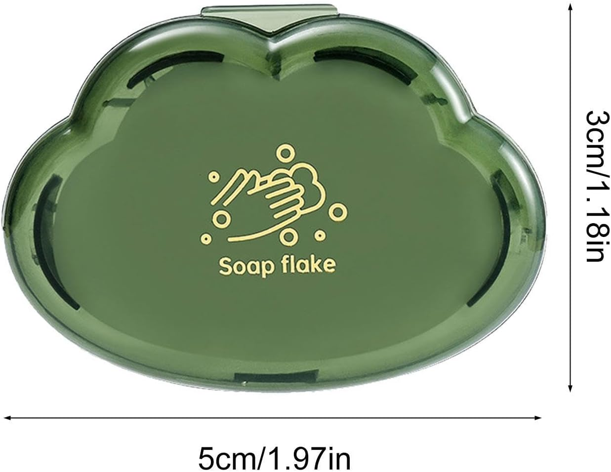 Hand Soap Sheets - 50Pcs/Box Hand Paper Soap, Lightweight Portable Soap Sheets | 97 in &times; 1.18 Inch Discs for Travel, Rice Cleaner, Disc Soap for Hiking Picnic Activities image number 2