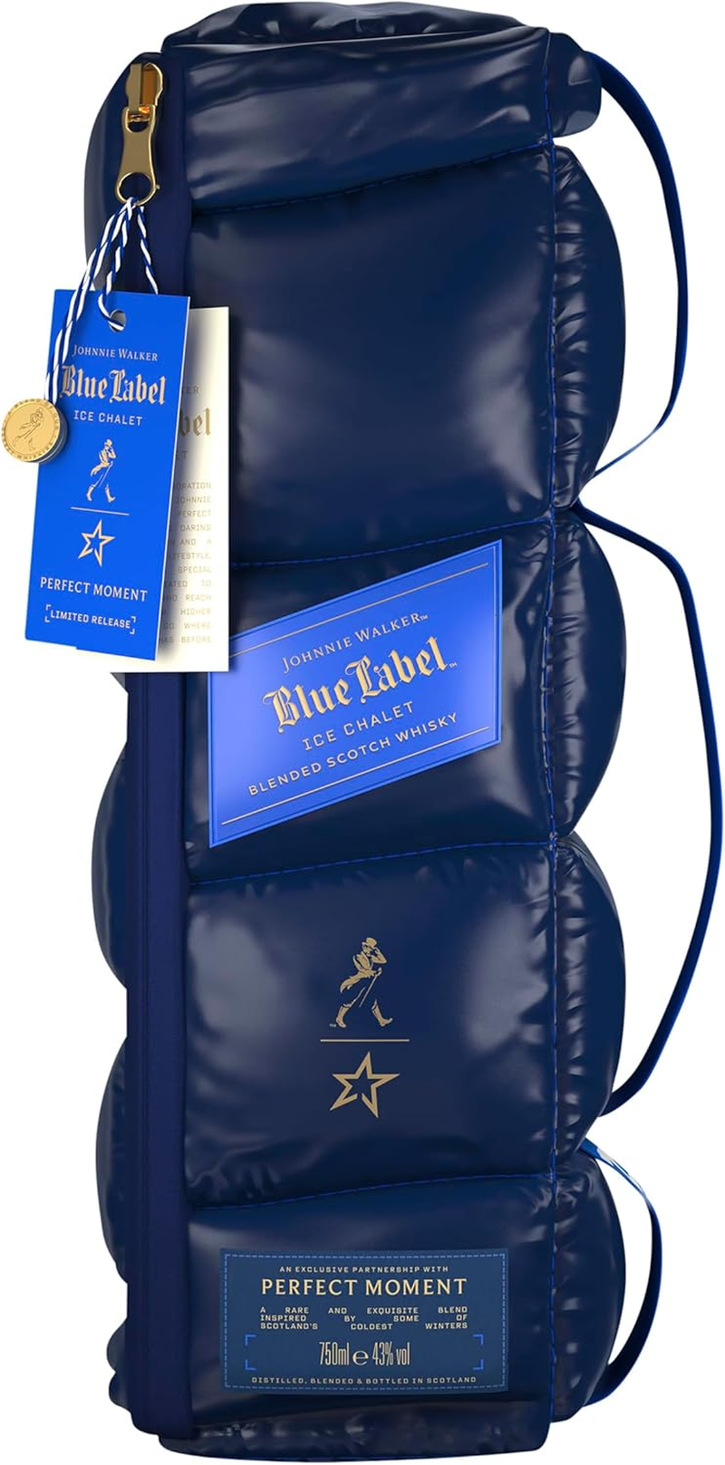 Johnnie Walker Blue Label Ice Chalet Limited Edition Blended Scotch Whisky 750Ml with Perfect Moment Reversible Bag image number 4