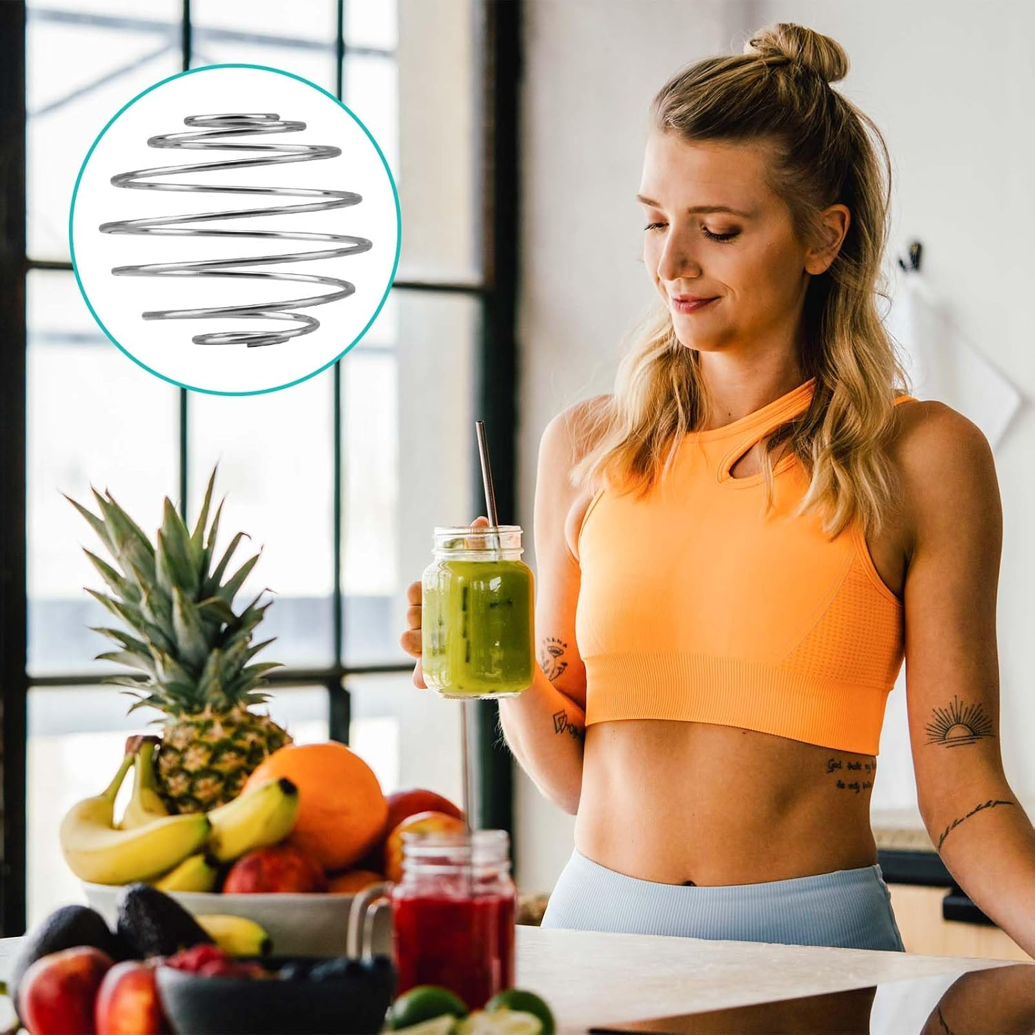 2 Pcs Supplements Shaker Ball Whisk Ball Shaker Cup Bottle Mixer Protein Mixing Ball (Diameter 3 Cm) image number 3