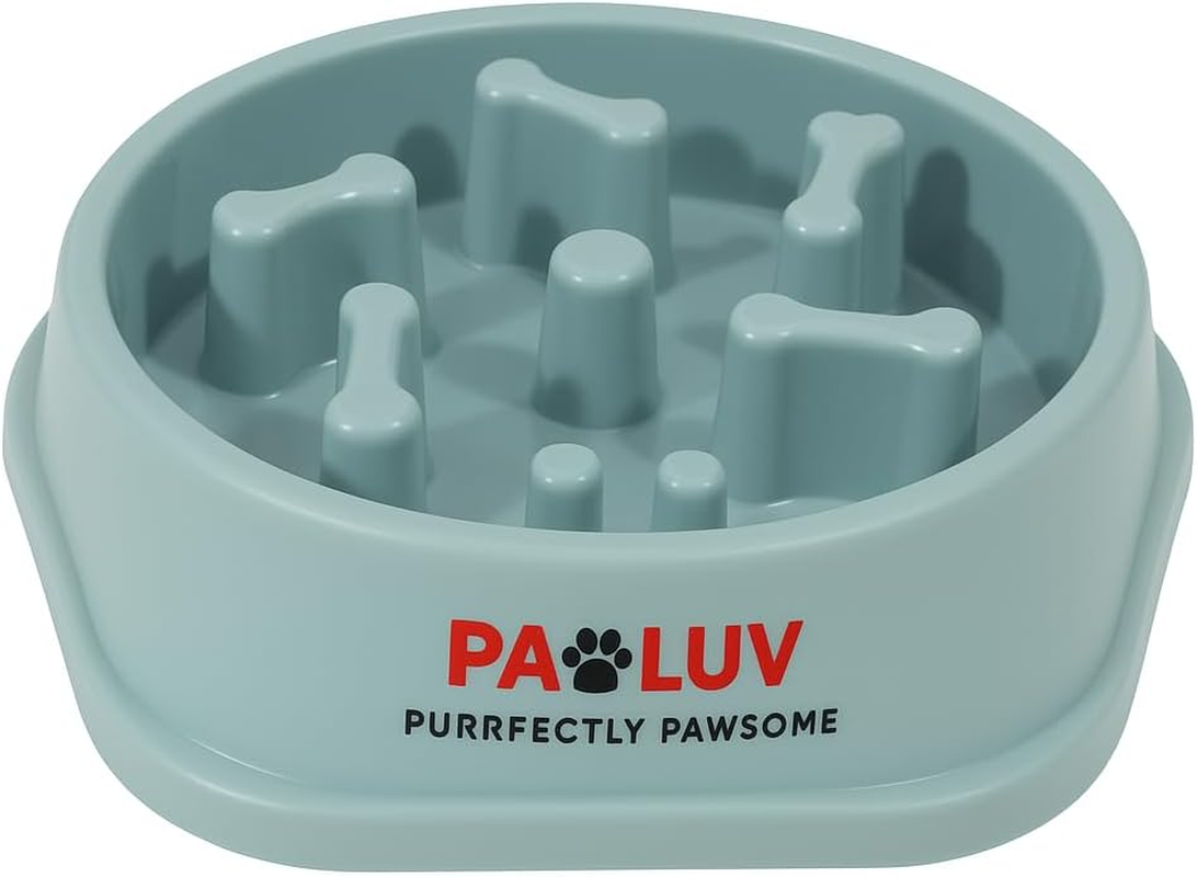 Pawluv Slow Feeder Dog Bowl &ndash; Anti-Choke Maze Design, Non-Slip Base, Bpa-Free, Fun Puzzle Dish for Fast Eaters & Bloating Prevention (Pink)