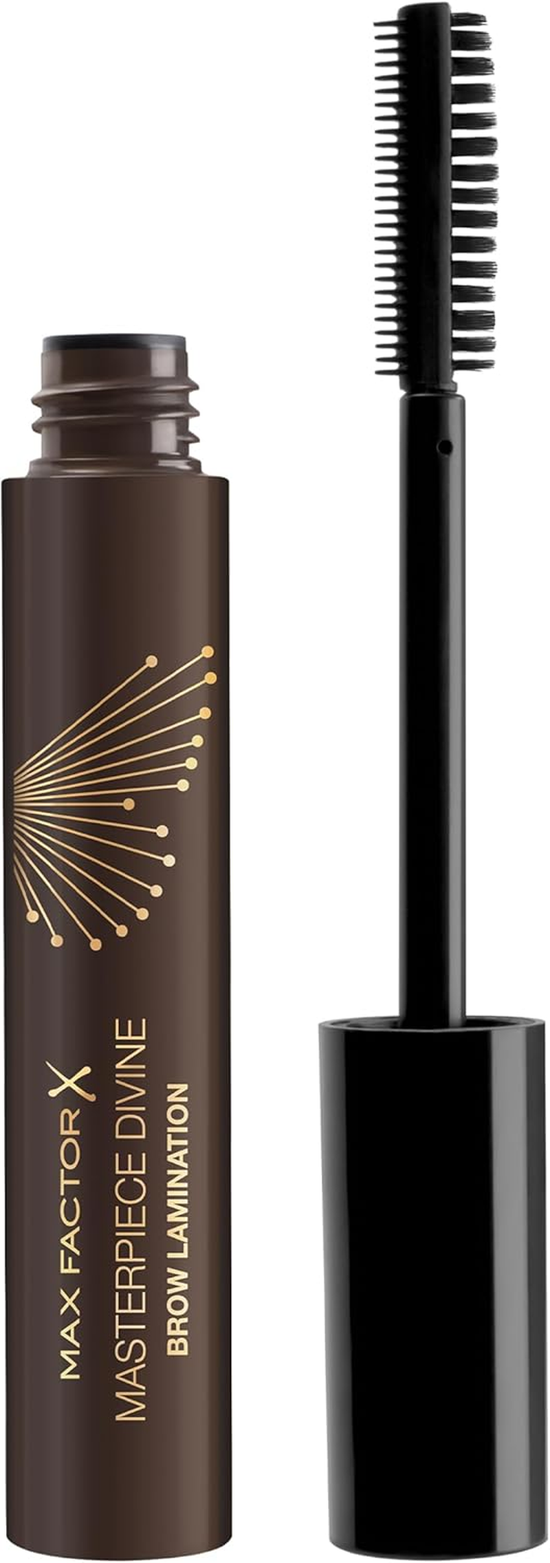 Max Factor Masterpiece Divine Brow Lamination Gel, 003, Medium, Eye Lift Effect, Hybrid Technology, Salon-Like Lamination Results, 8Ml