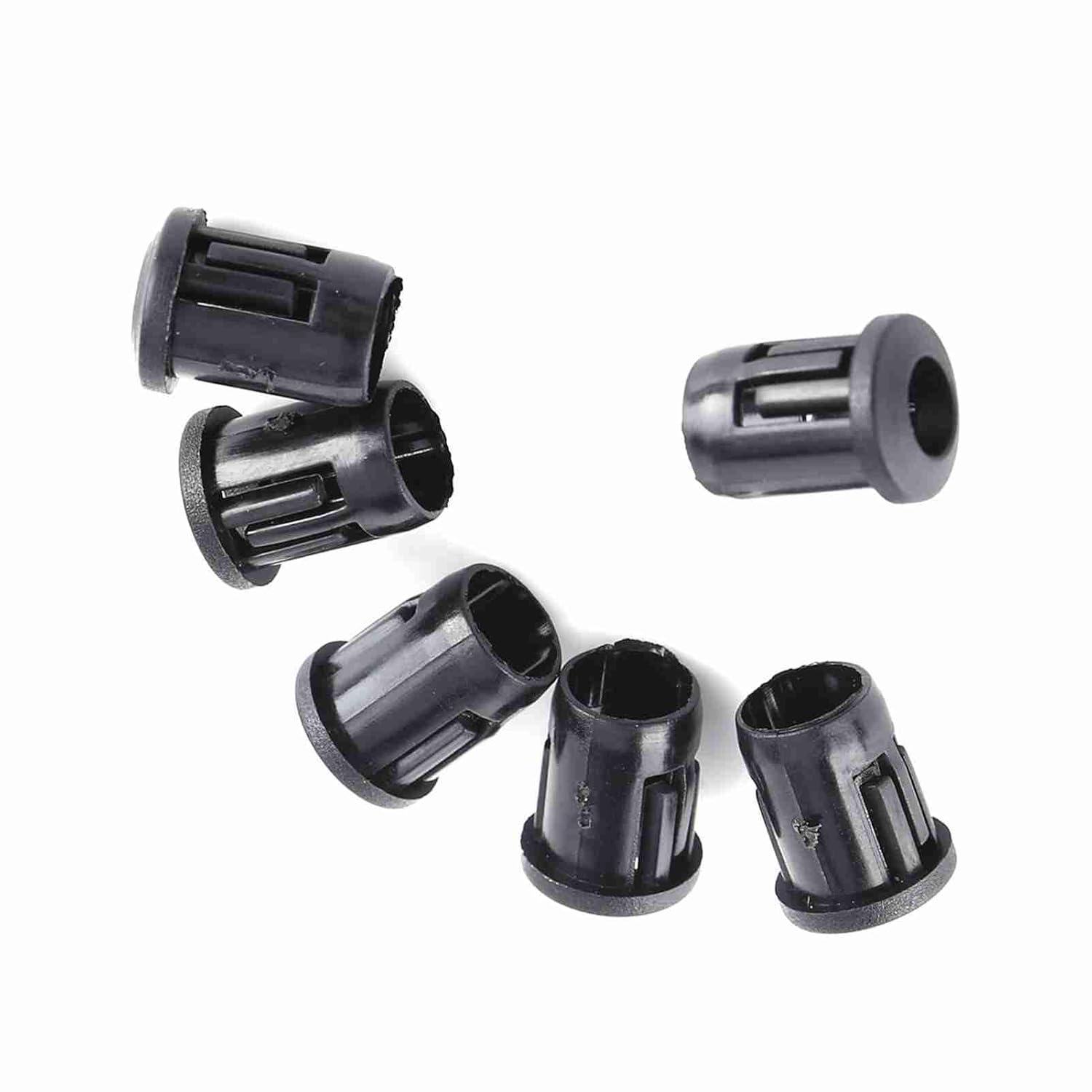 3Mm 5Mm 8Mm 10Mm LED Sockets, 50Pcs Lamp Socket Diode Holder Plastic Black Clamp/Holder Bezel Mount for Household (5Mm) image number 2