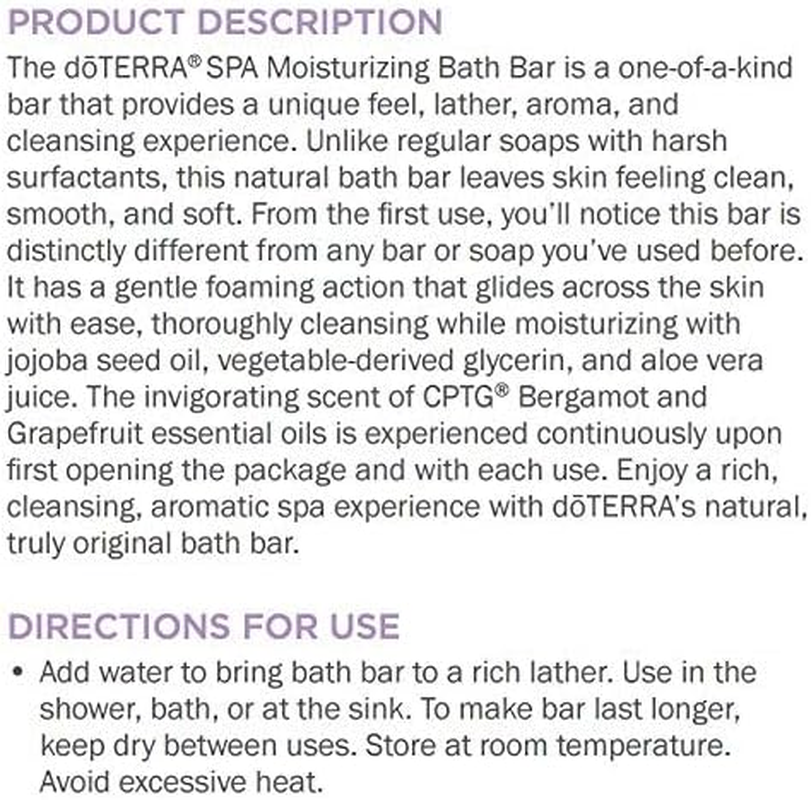 MOISTURIZING BATH BAR 113 G image number 4